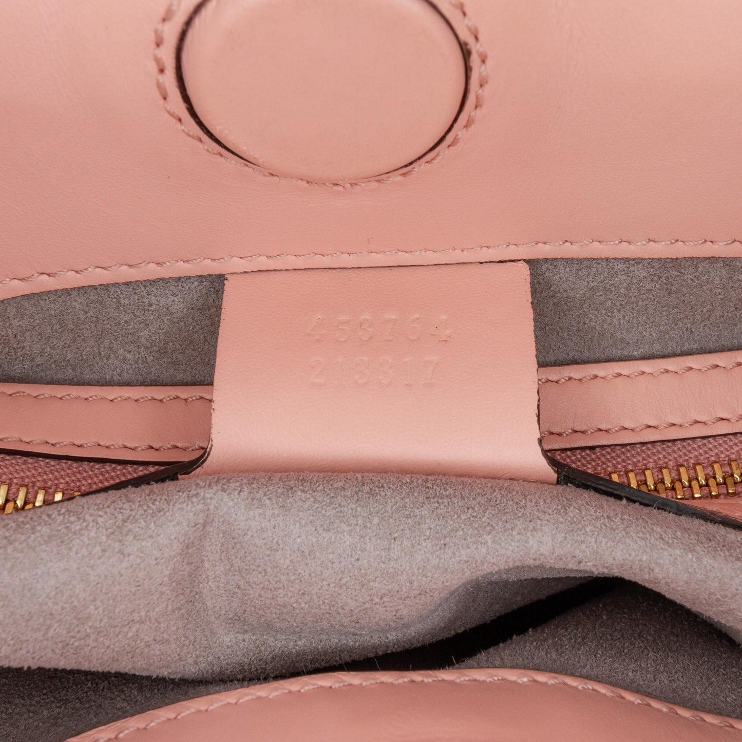 Gucci Medium Leather Bamboo Nymphaea Satchel