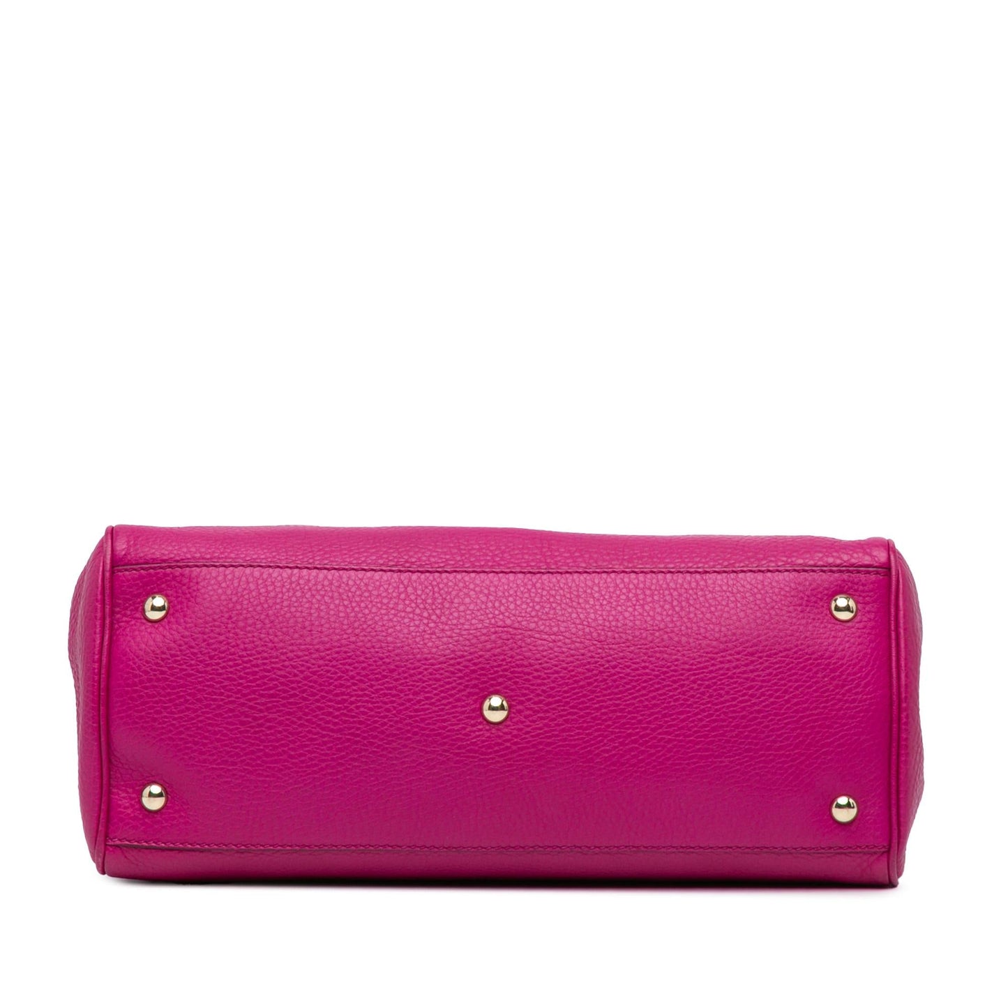 Gucci Medium Leather Bamboo Shopper Satchel (SHG-iVpsJb)