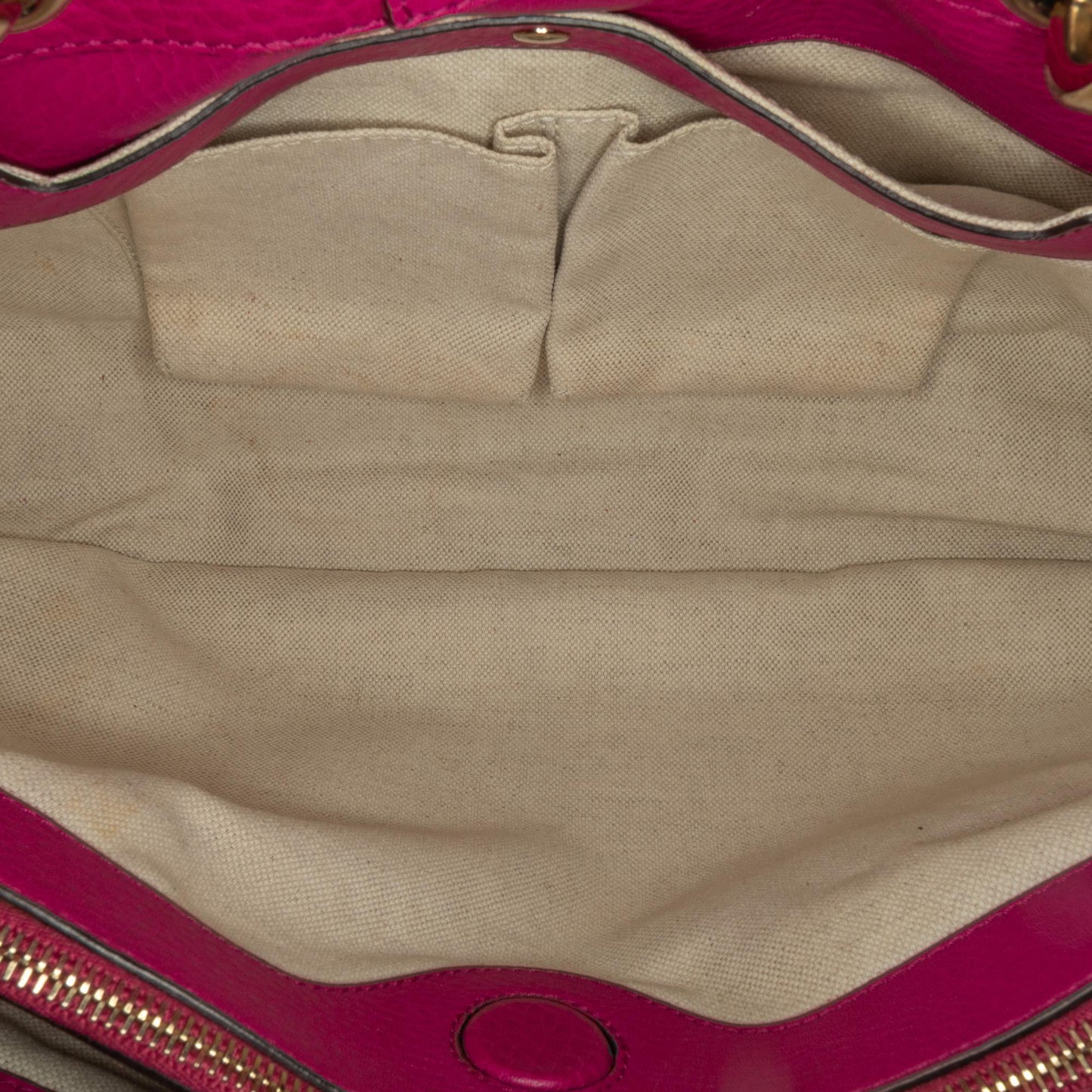 Gucci Medium Leather Bamboo Shopper Satchel (SHG-iVpsJb)