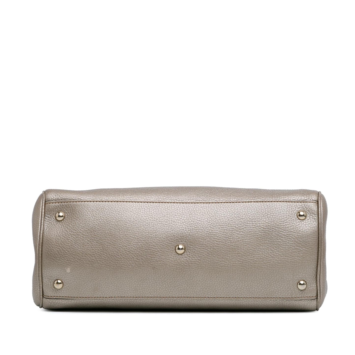 Gucci Medium Leather Bamboo Shopper (SHG-Z5WtXN)