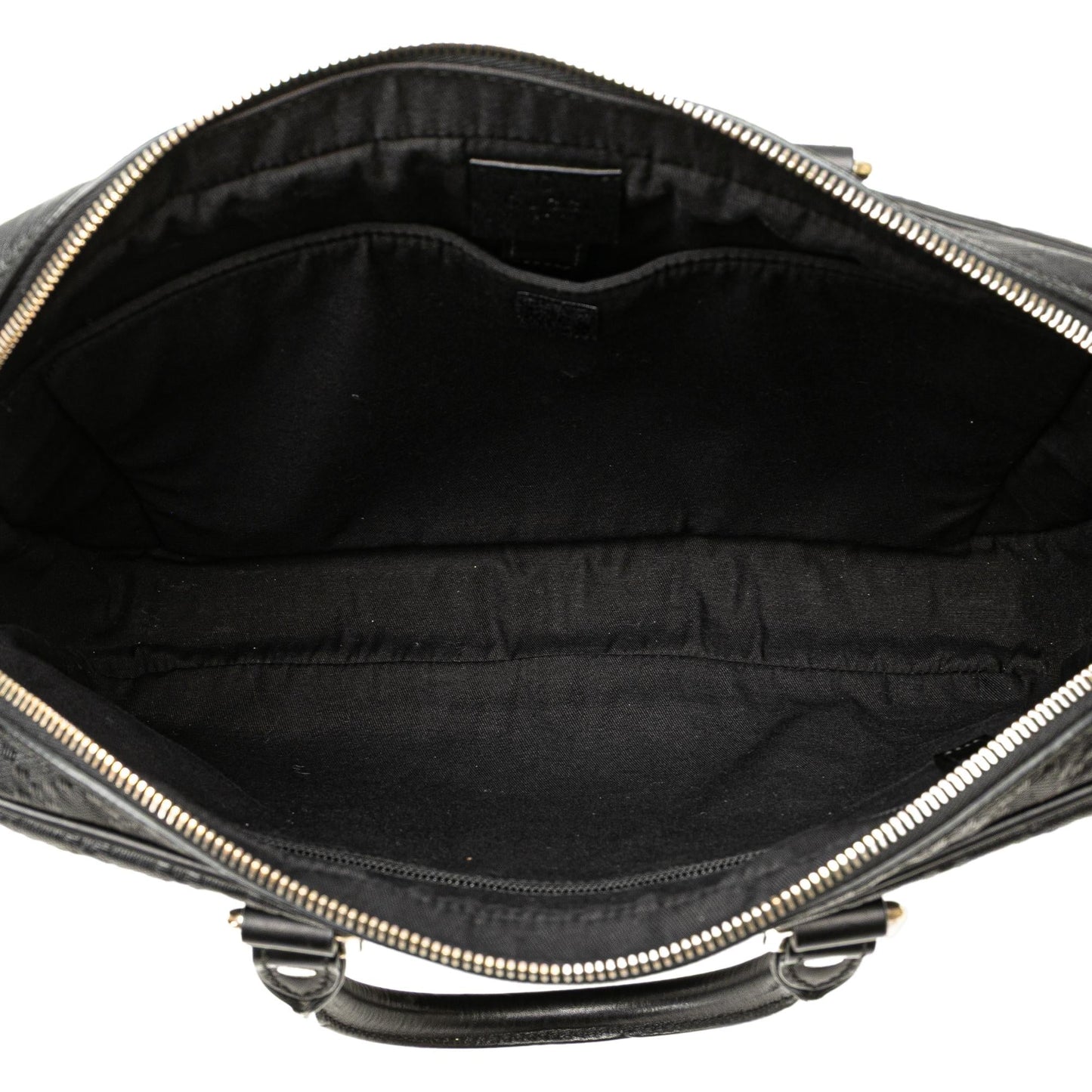 Gucci Medium Leather Diamante Bright Business Bag