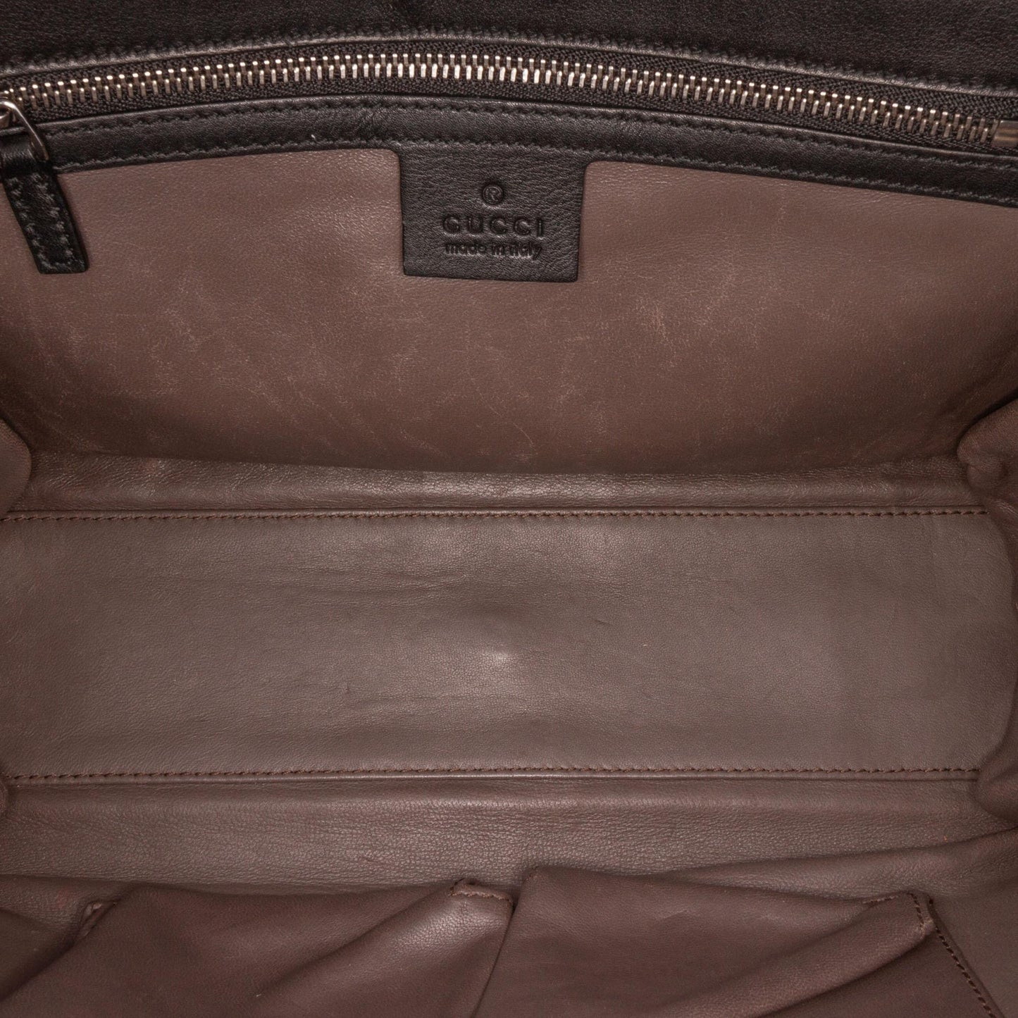 Gucci Medium Leather Dollar Interlocking G Crossbody
