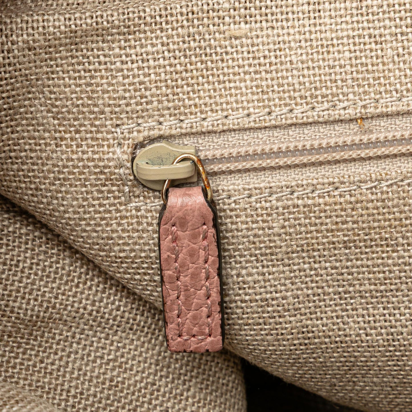 Gucci Medium Leather GG Charm Dome Satchel