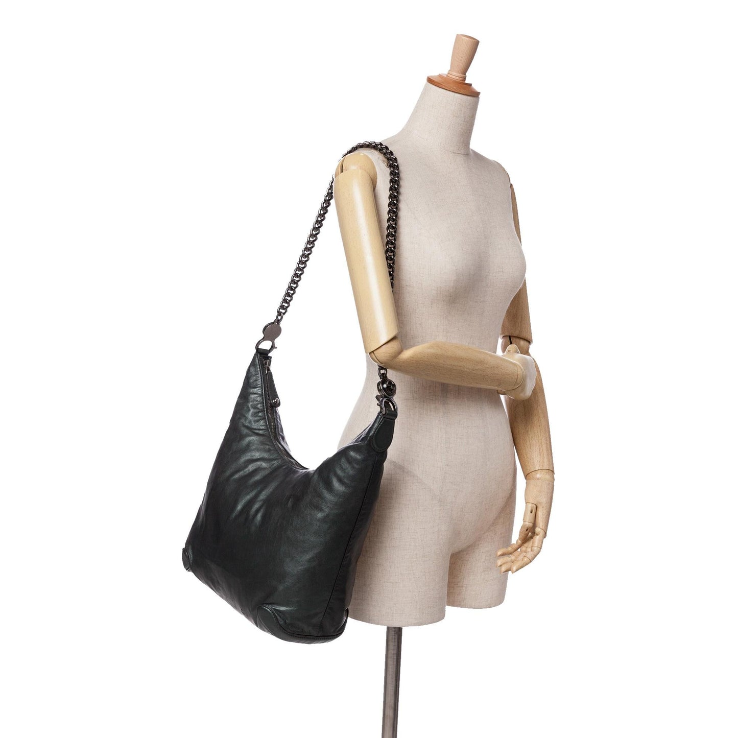 Gucci Medium Leather Galaxy Chain Hobo