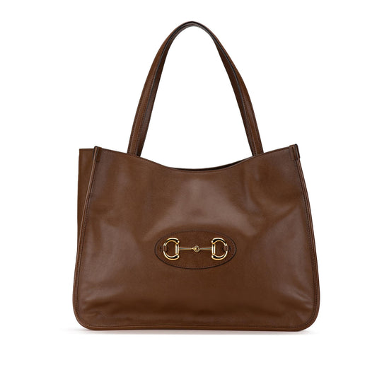 Gucci Medium Leather Horsebit 1955 Tote