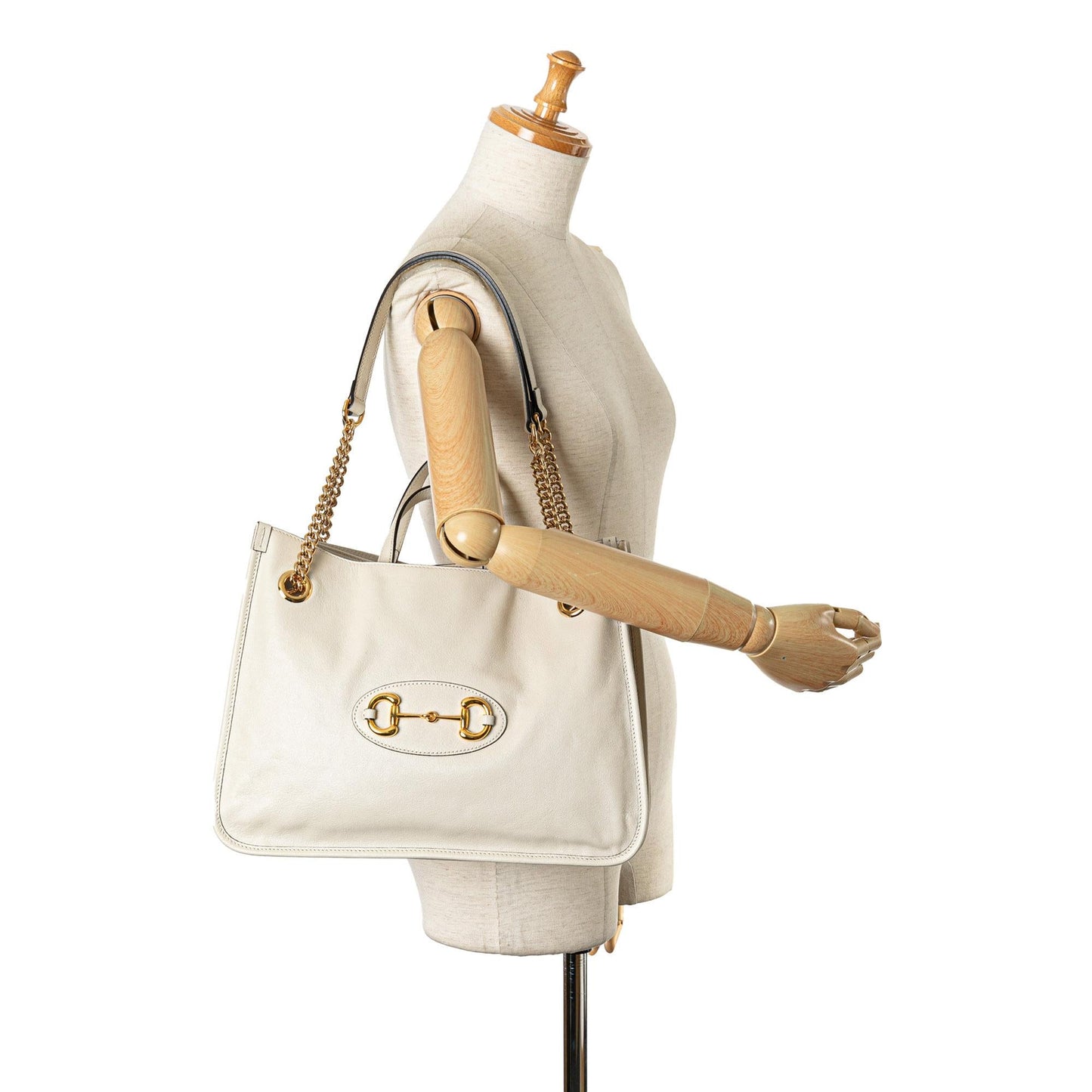 Gucci Medium Leather Horsebit 1955 (SHG-c6g3Pb)