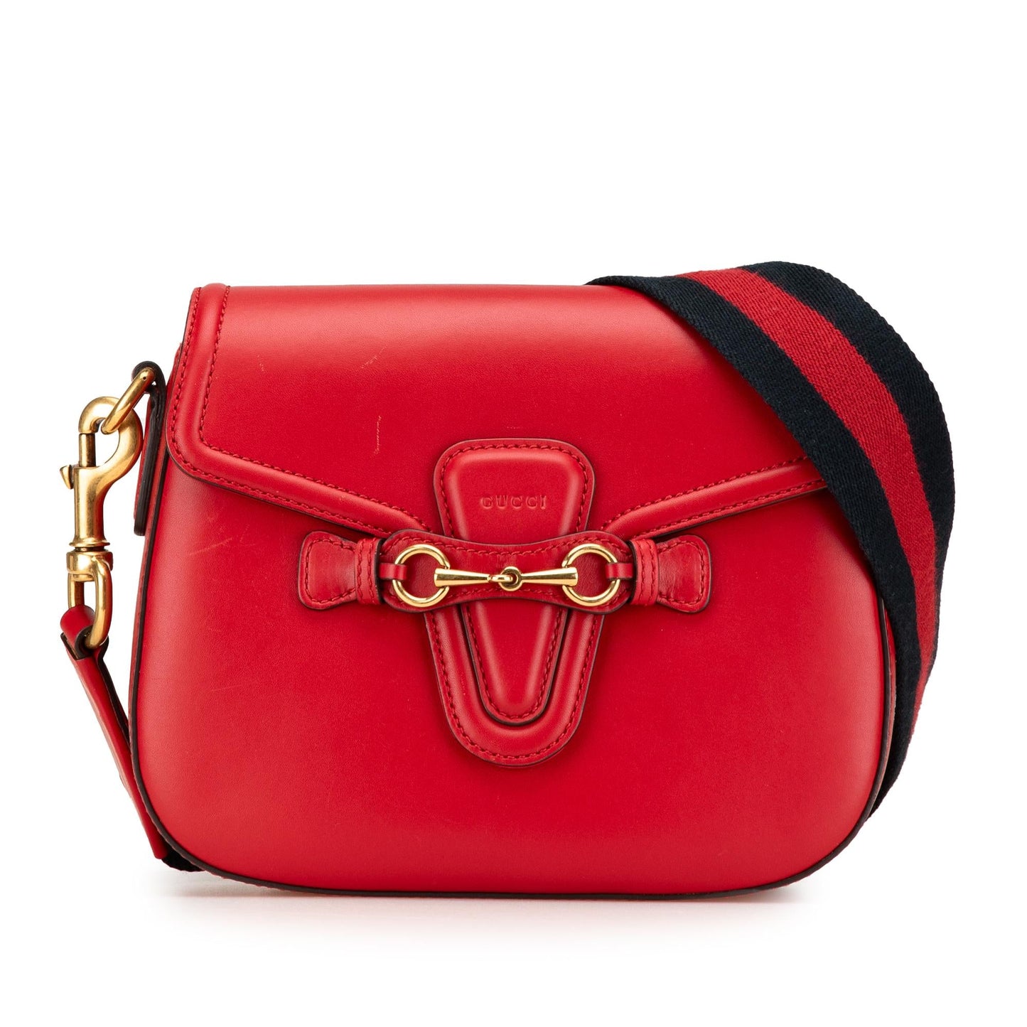 Gucci Medium Leather Lady Web Crossbody