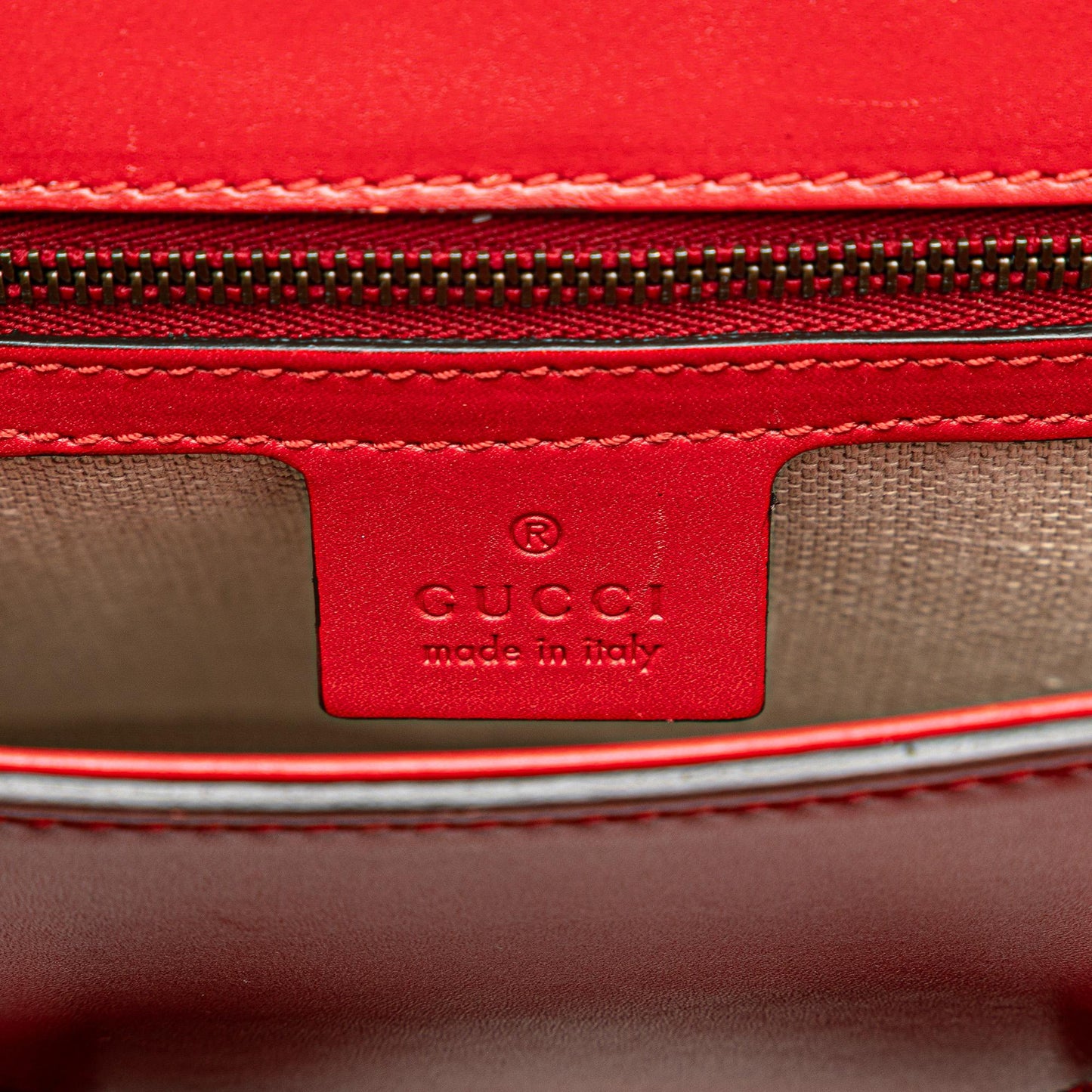 Gucci Medium Leather Lady Web Crossbody