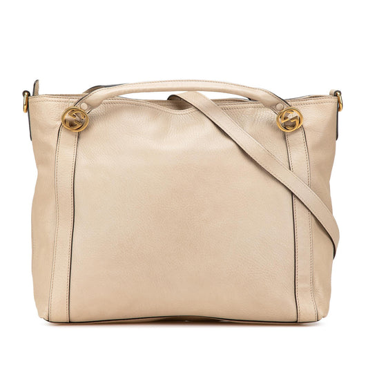 Gucci Medium Leather Miss GG Satchel