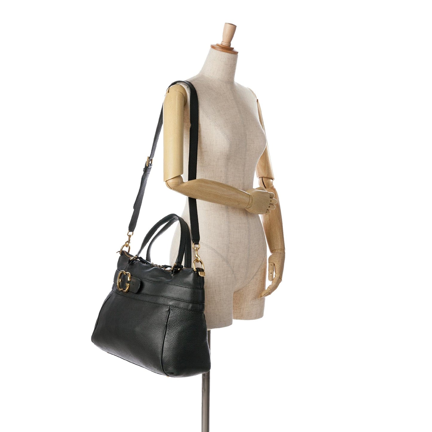 Gucci Medium Leather Ride Top Handle Bag (SHG-ijwBLn)