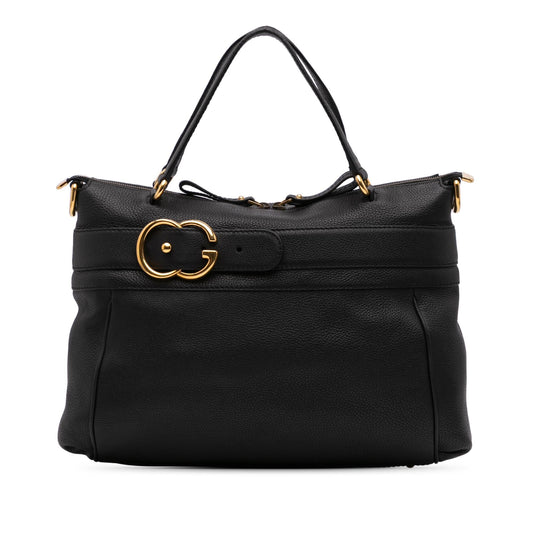 Gucci Medium Leather Ride Top Handle Bag