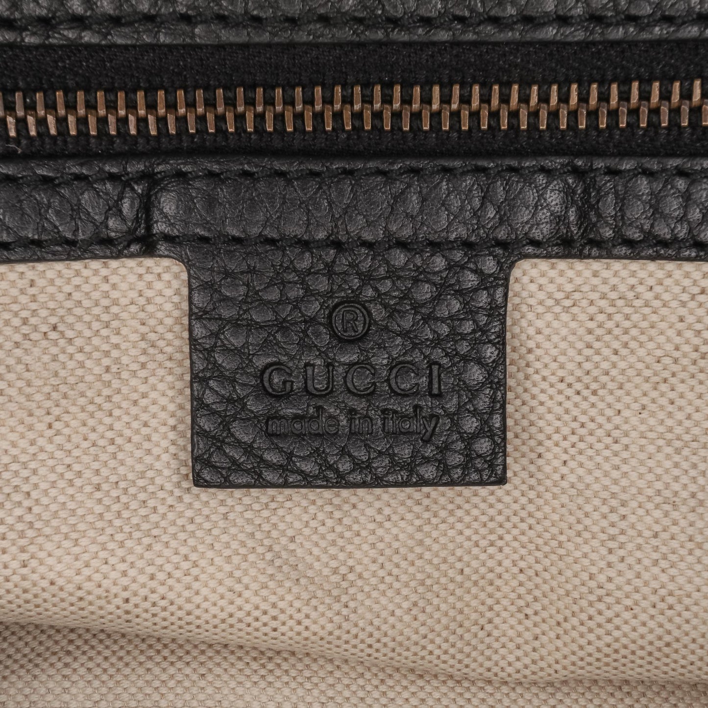 Gucci Medium Leather Ride Top Handle Bag