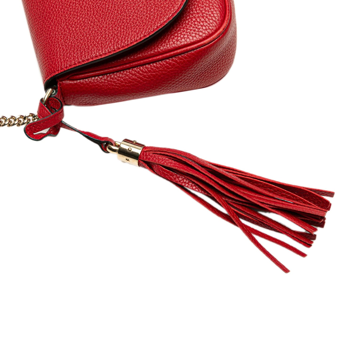 Gucci Medium Leather Soho Chain Flap Crossbody