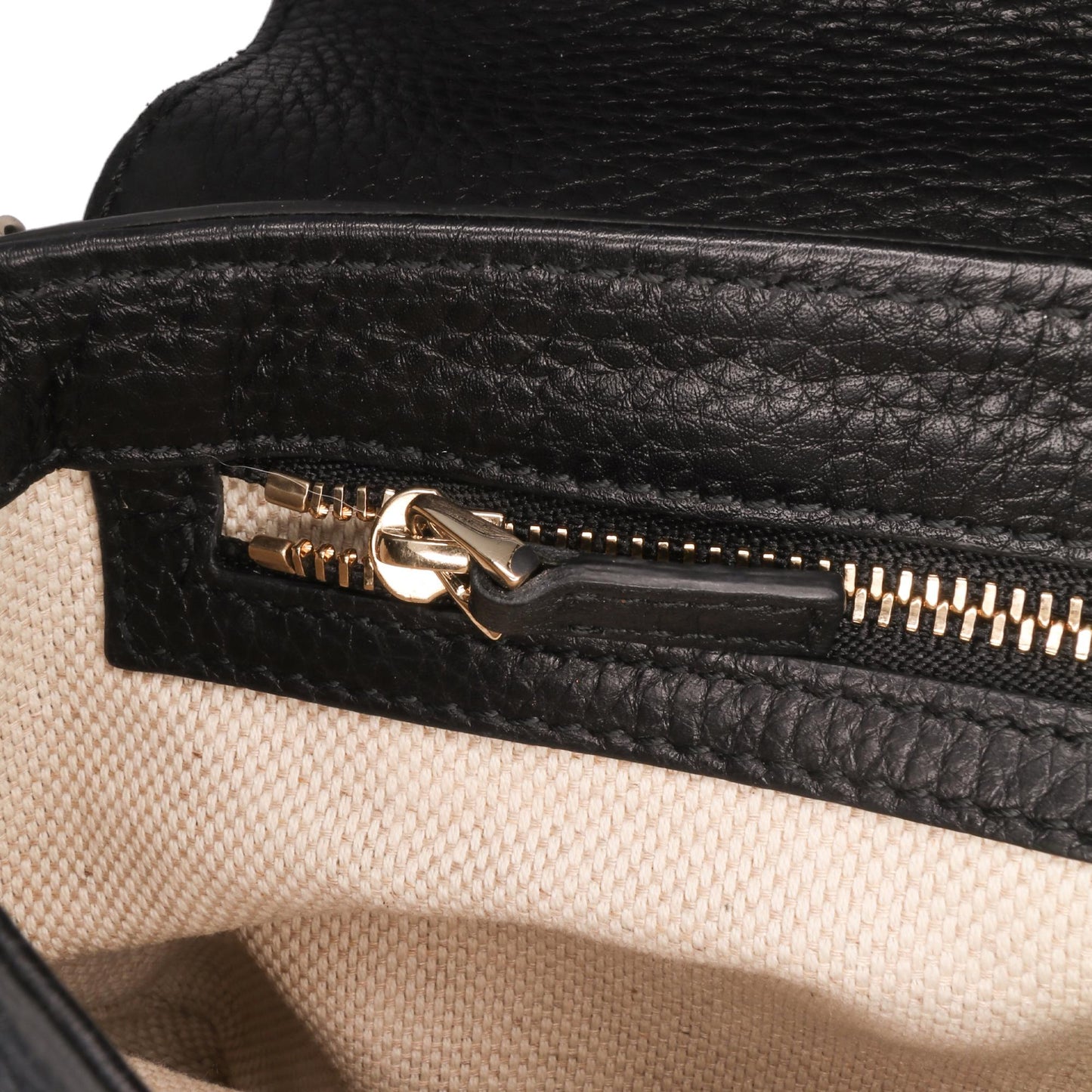 Gucci Medium Leather Soho Chain Flap Crossbody