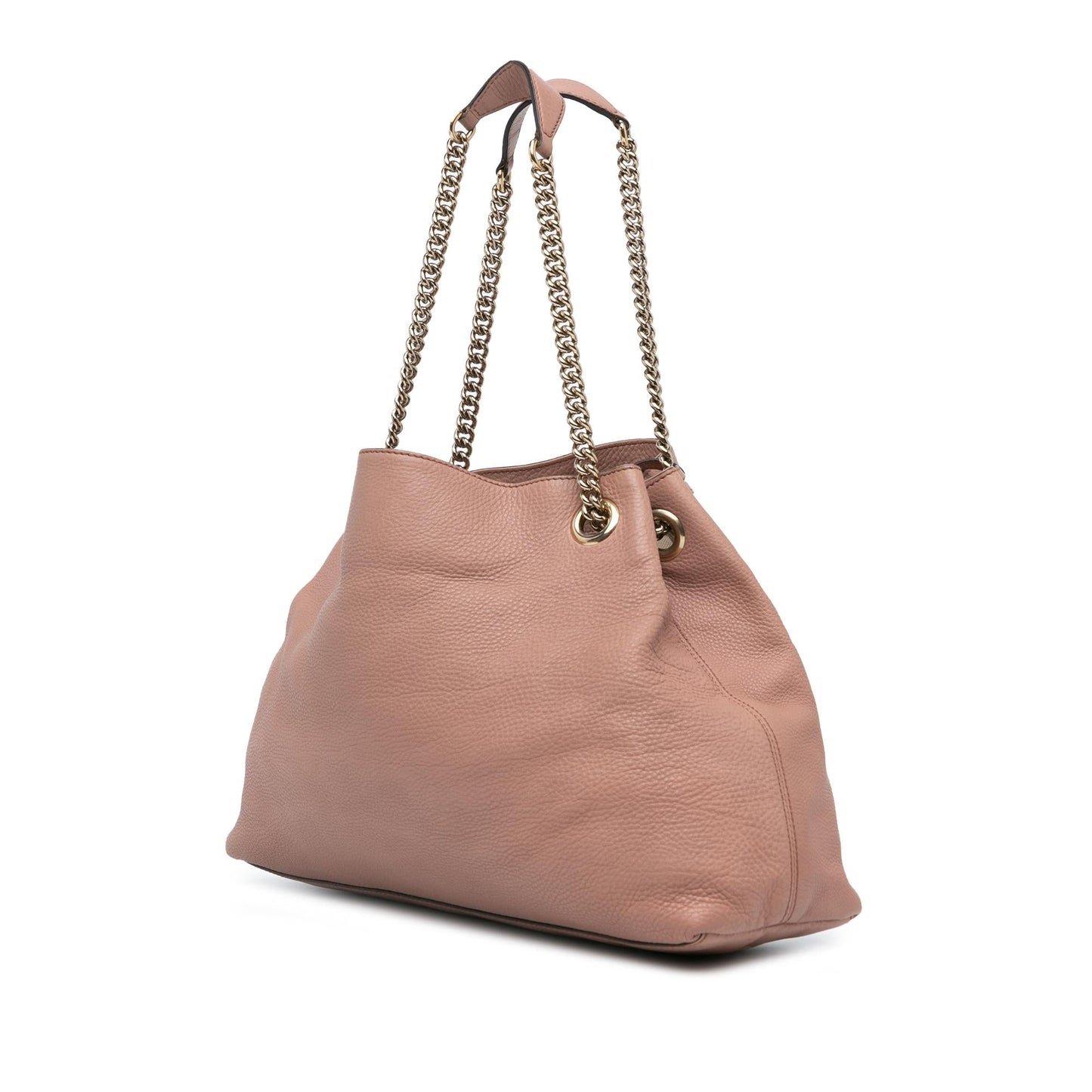 Gucci Medium Leather Soho Chain Tote (SHG-tvx6E5)