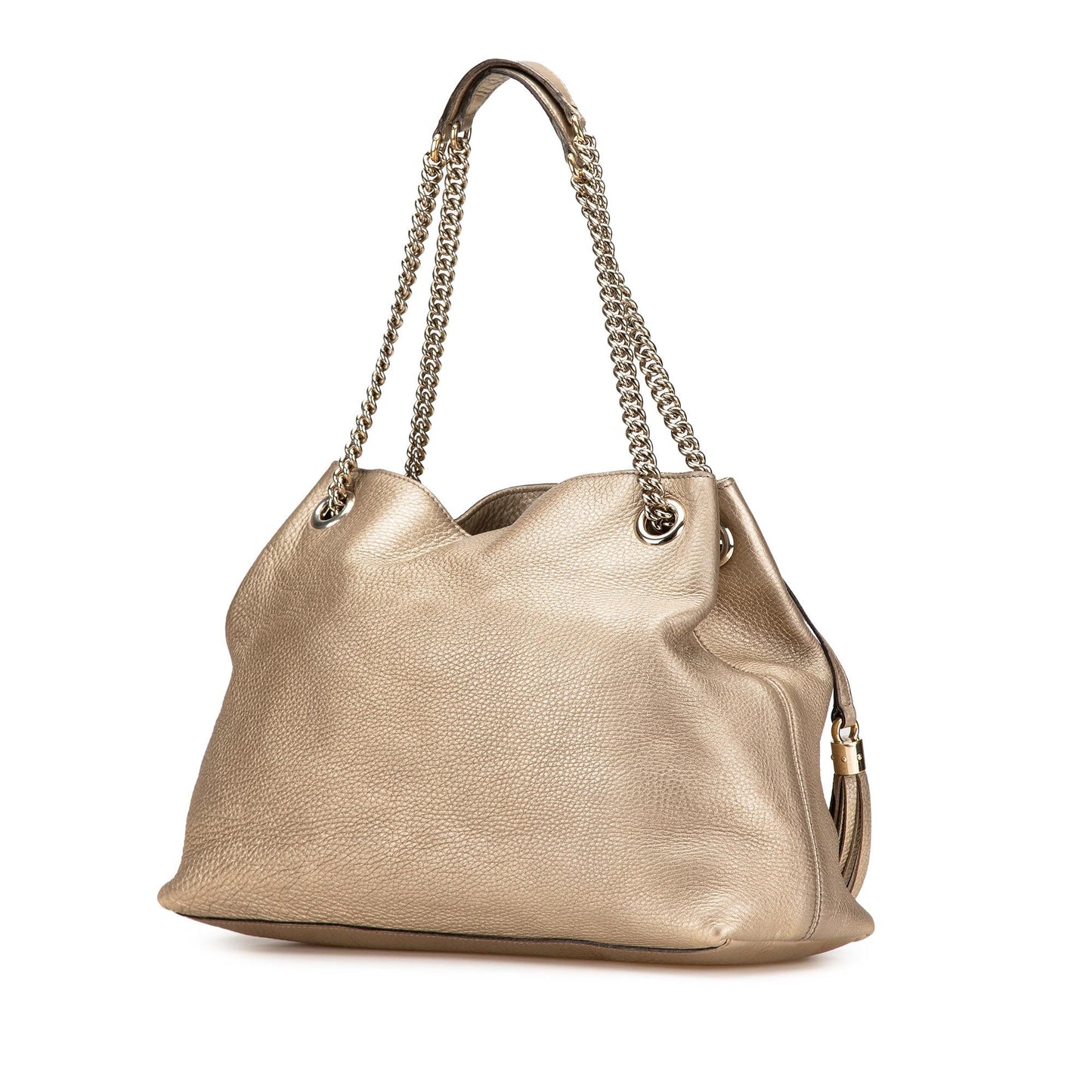 Gucci Medium Leather Soho Chain Tote
