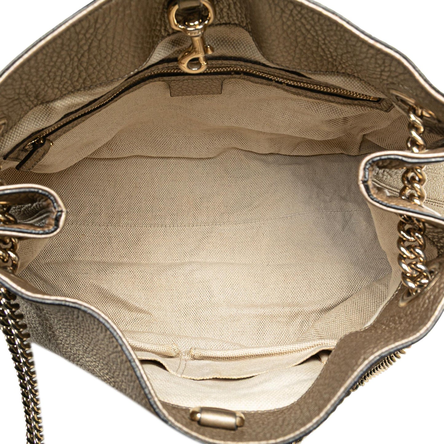 Gucci Medium Leather Soho Chain Tote