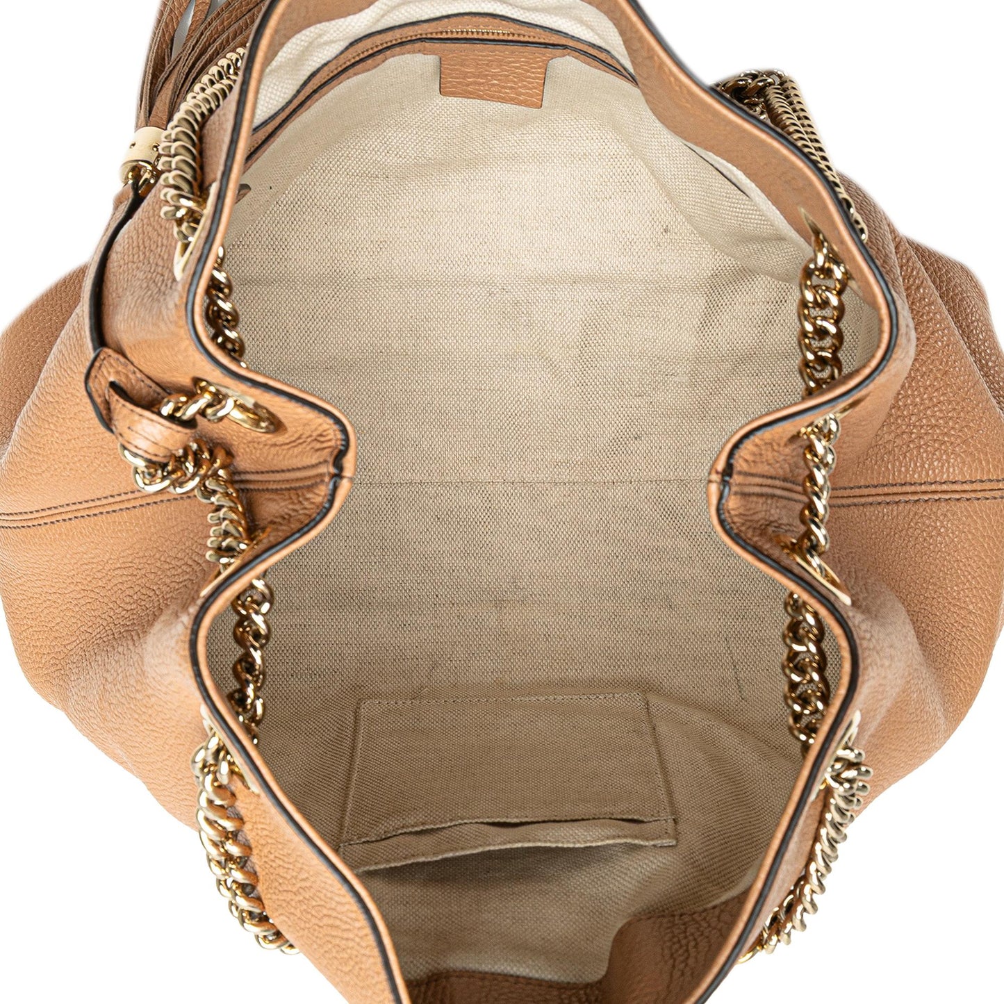 Gucci Medium Leather Soho Chain Tote