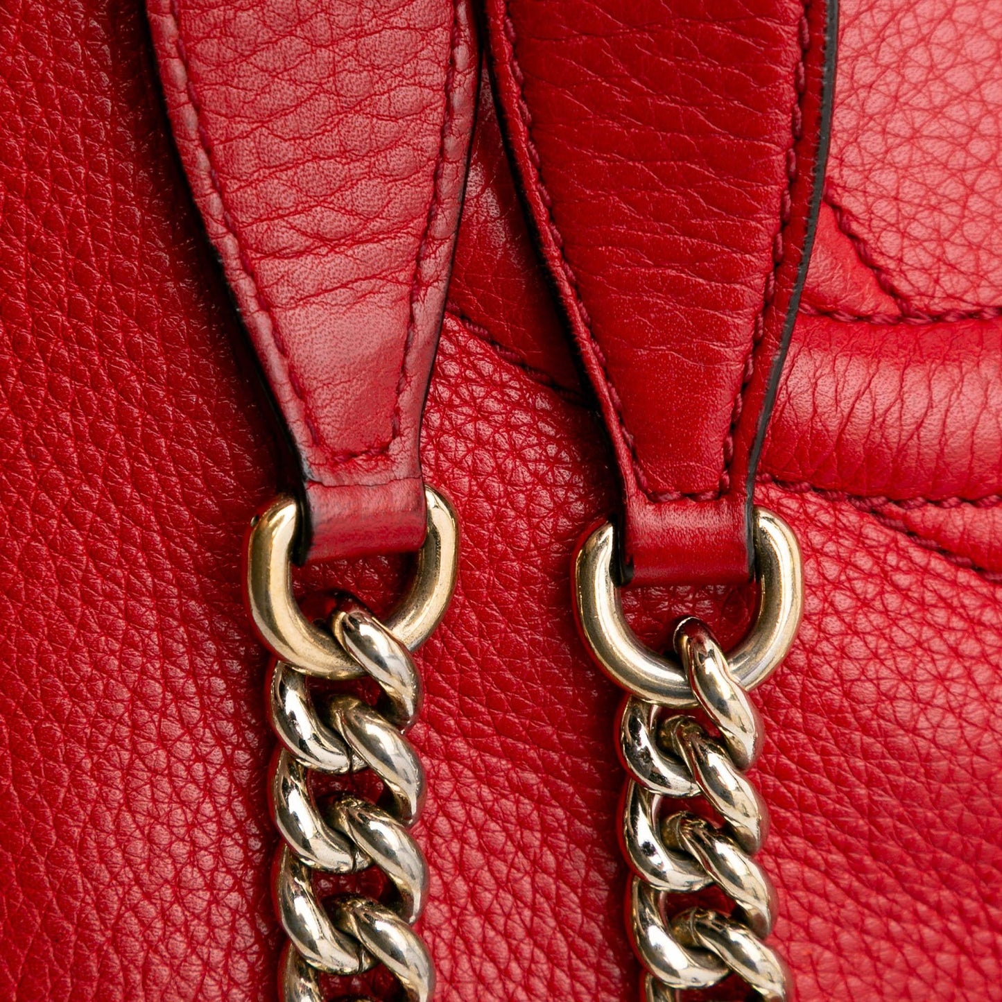Gucci Medium Leather Soho Chain Tote