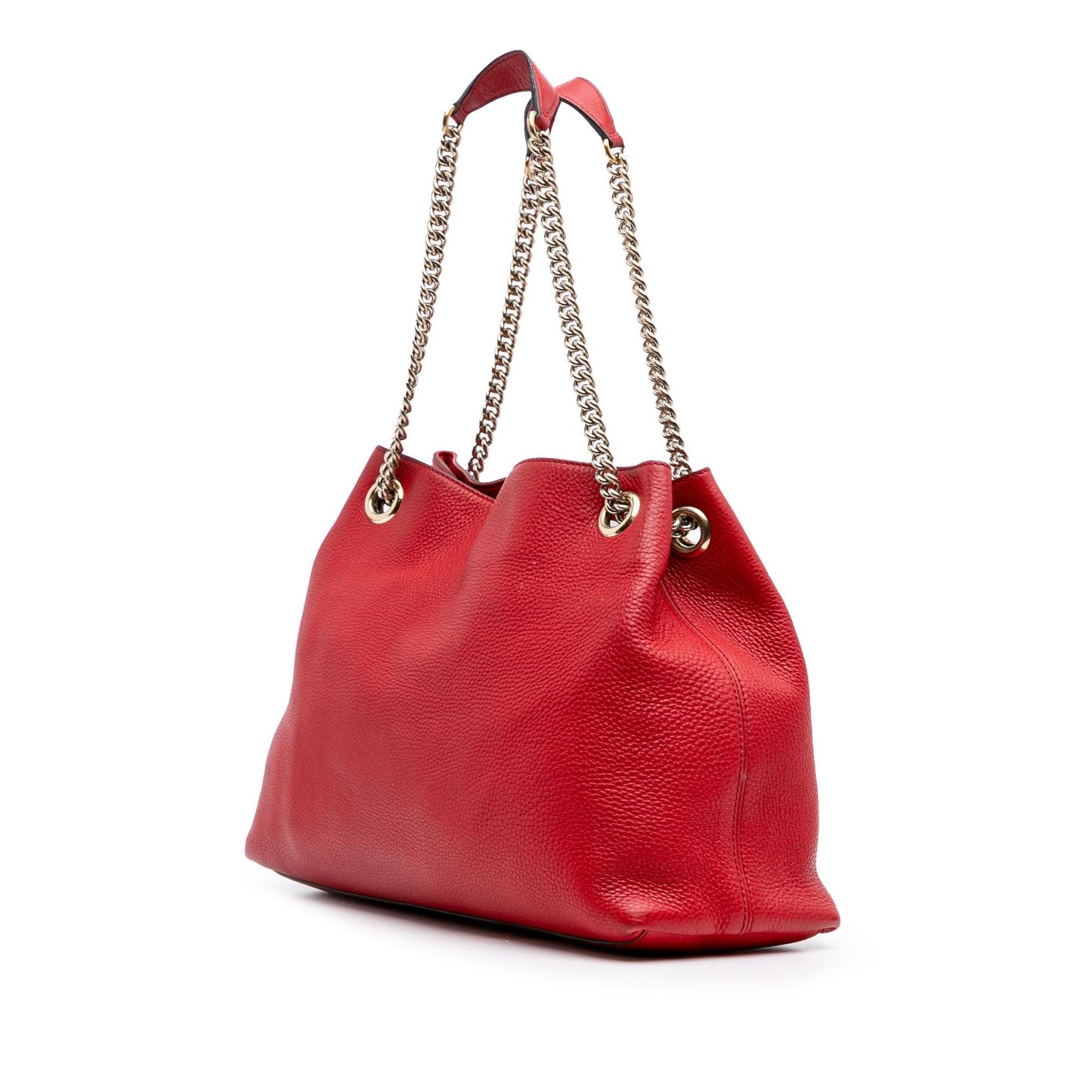 Gucci Medium Leather Soho Chain Tote
