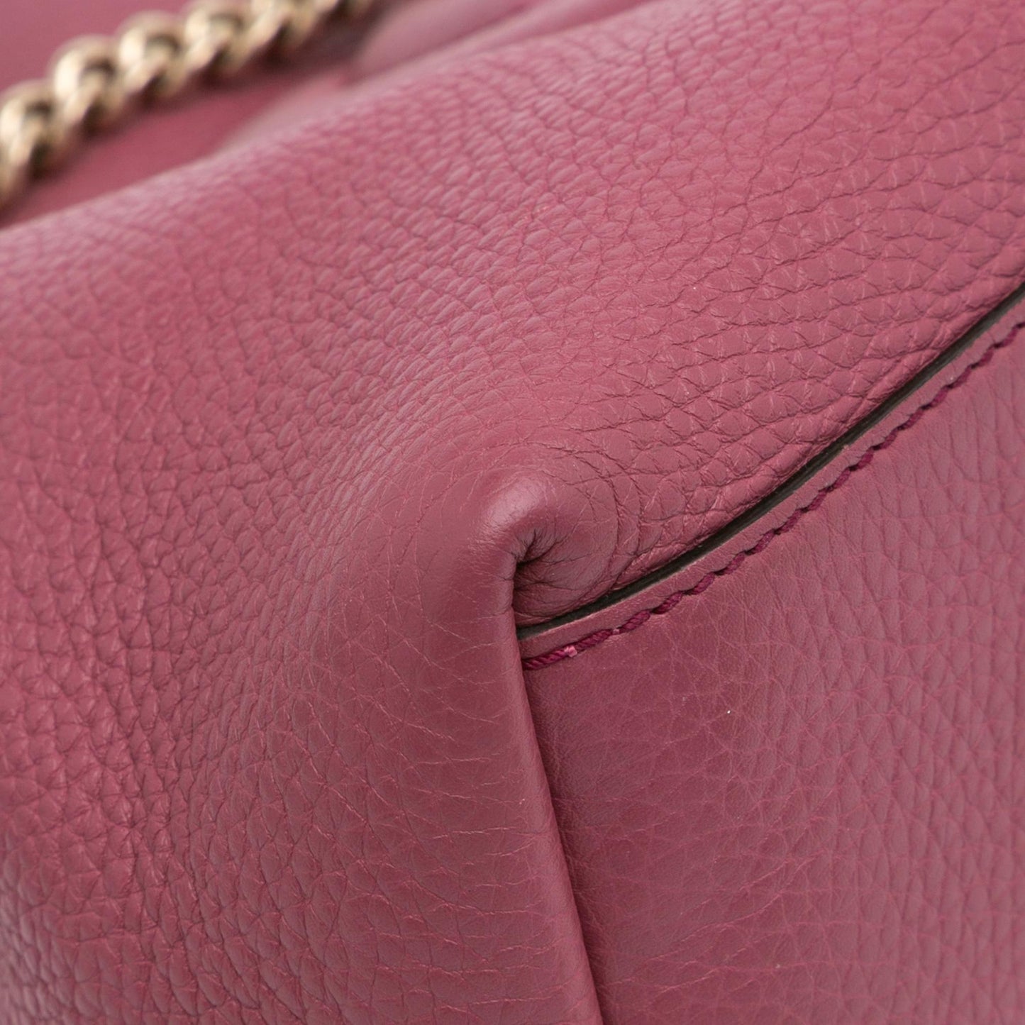 Gucci Medium Leather Soho Chain Tote