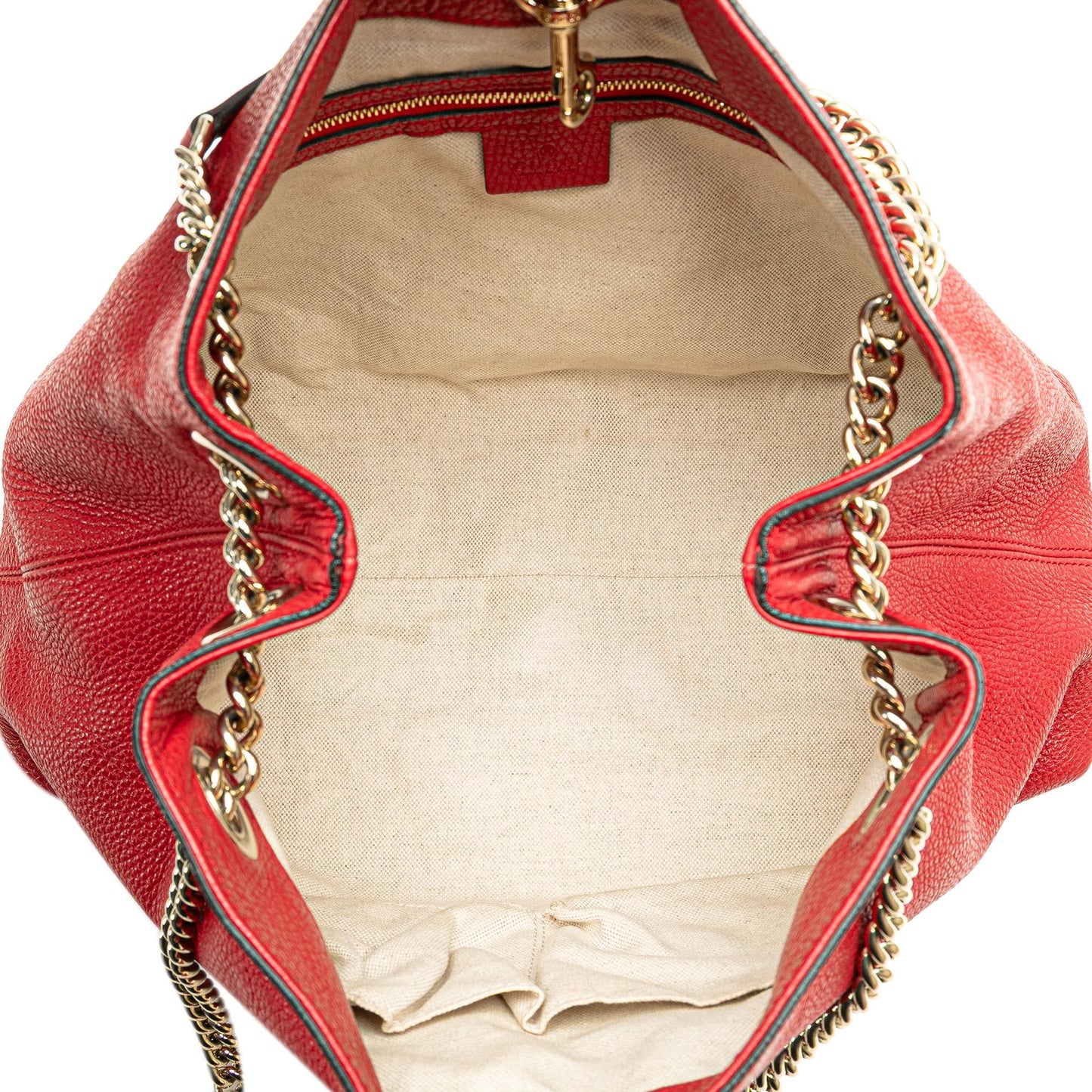 Gucci Medium Leather Soho Chain Tote