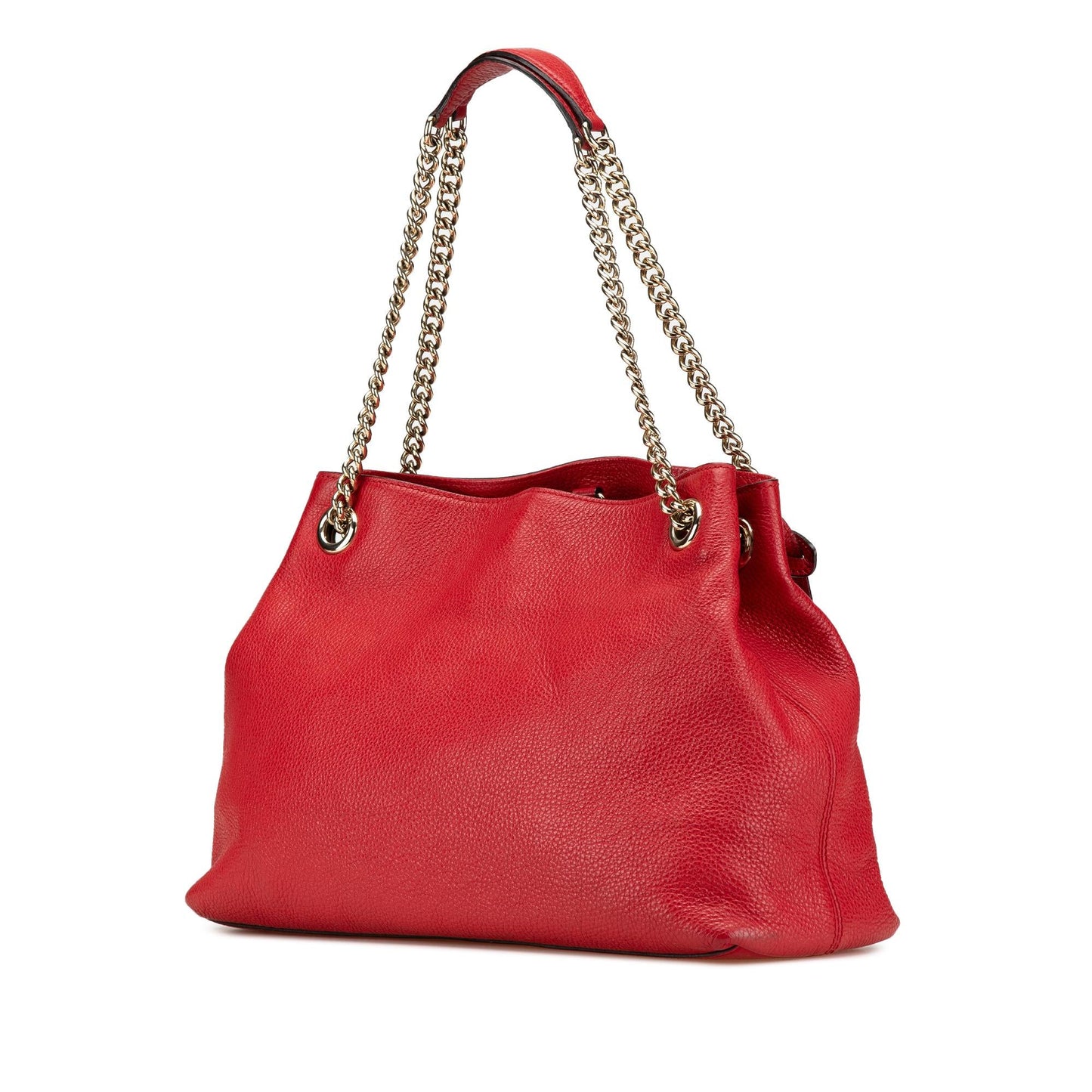 Gucci Medium Leather Soho Chain Tote