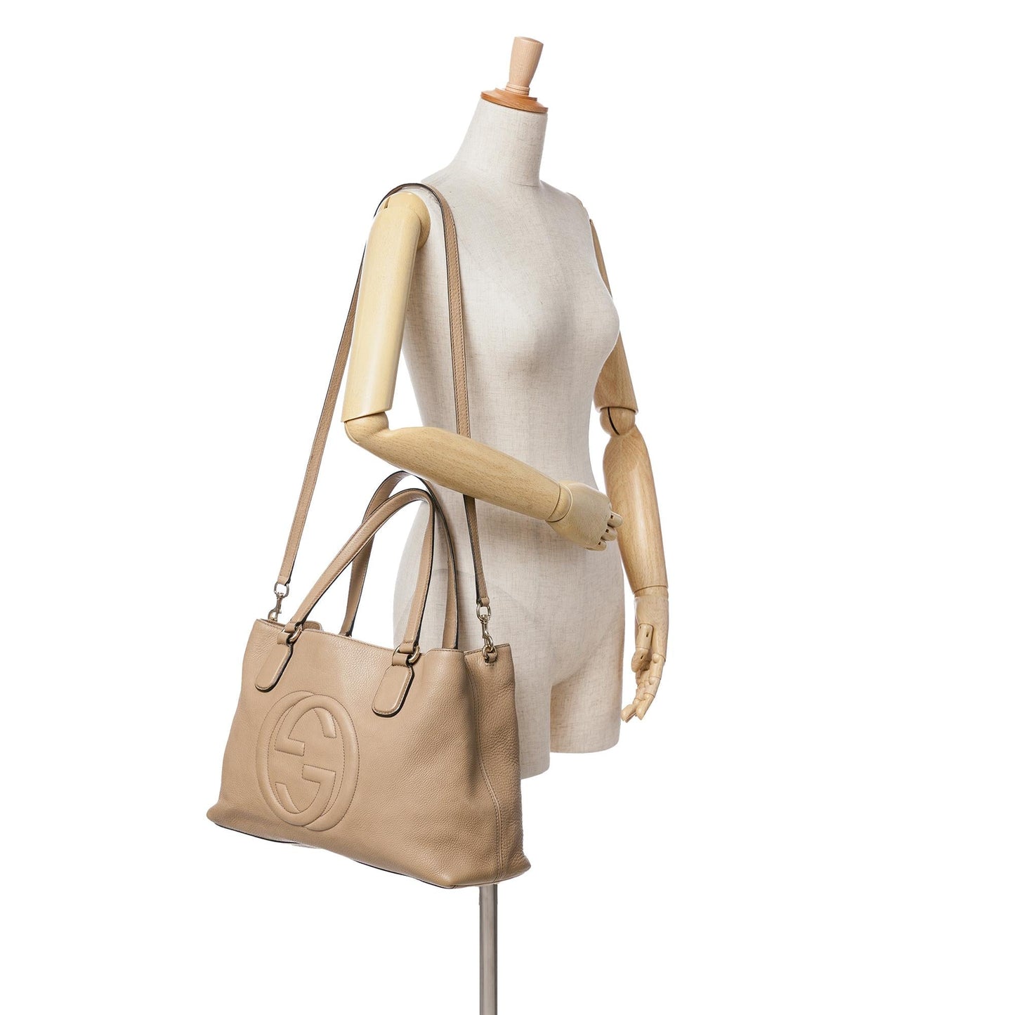 Gucci Medium Leather Soho Working Tote