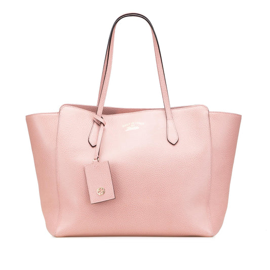 Gucci Medium Leather Swing Tote