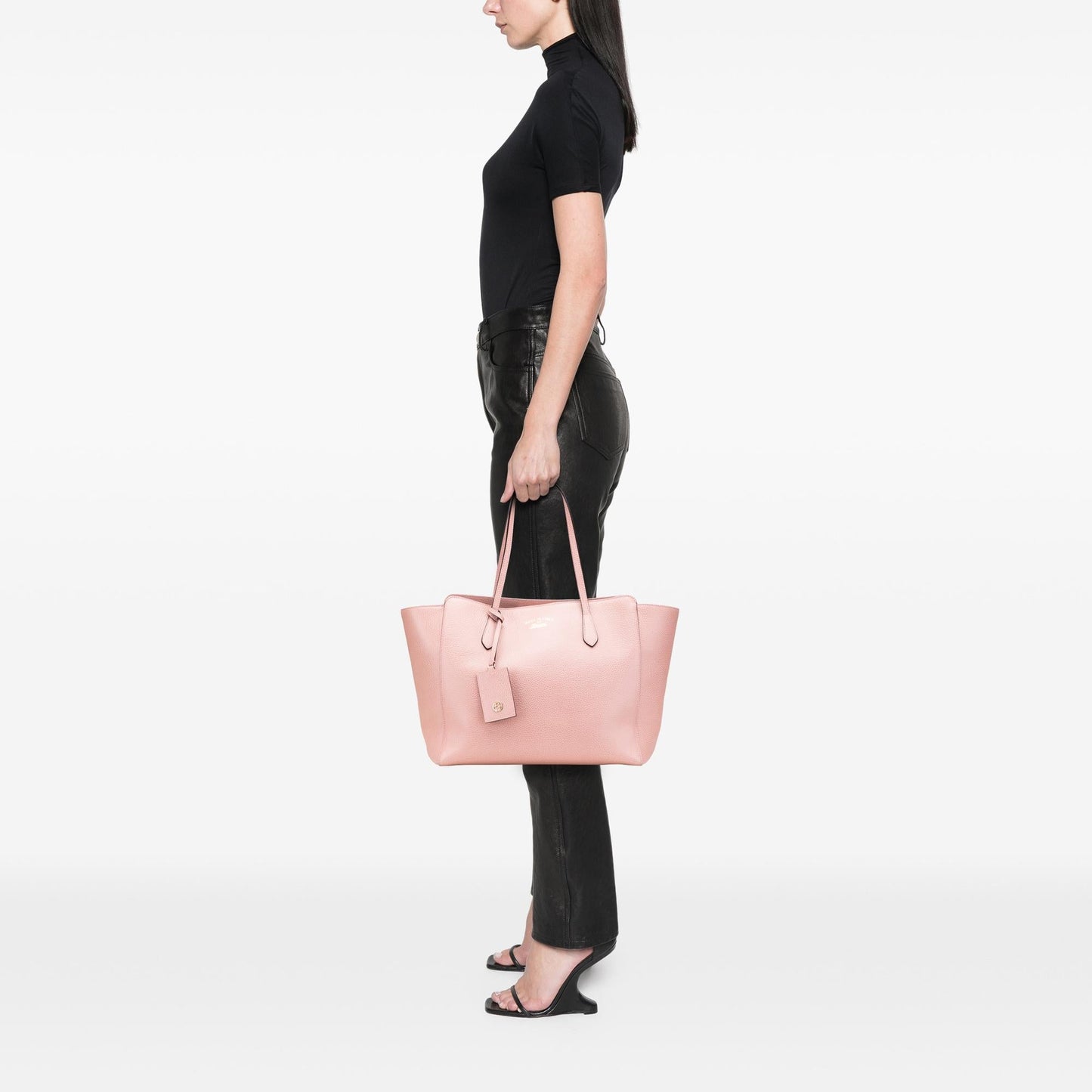 Gucci Medium Leather Swing Tote