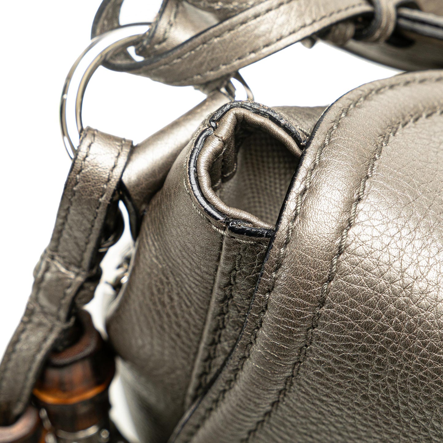 Gucci Medium Leather Techno Horsebit Flap Shoulder Bag