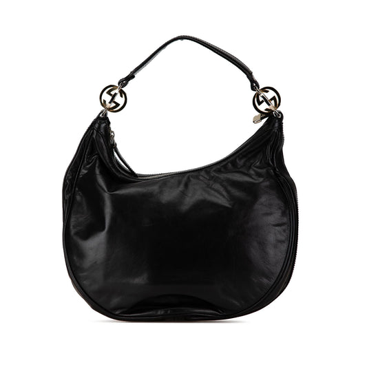Gucci Medium Leather Twins Hobo (SHG-PjHx4H)