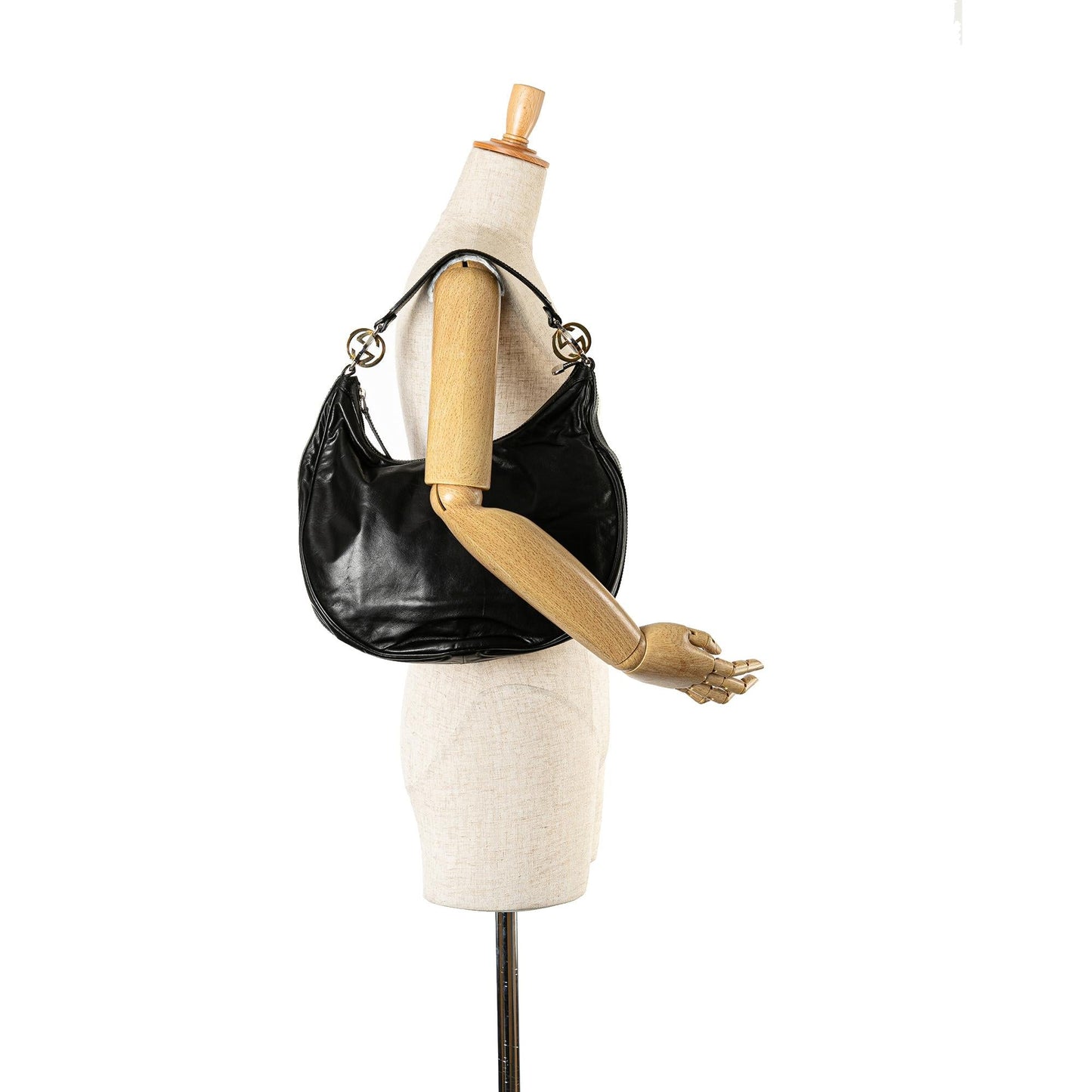 Gucci Medium Leather Twins Hobo (SHG-PjHx4H)