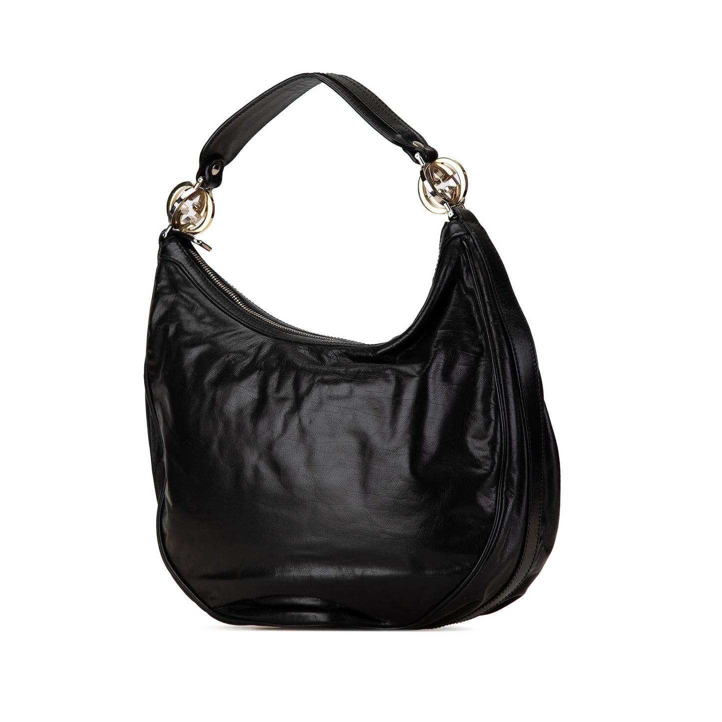 Gucci Medium Leather Twins Hobo (SHG-PjHx4H)