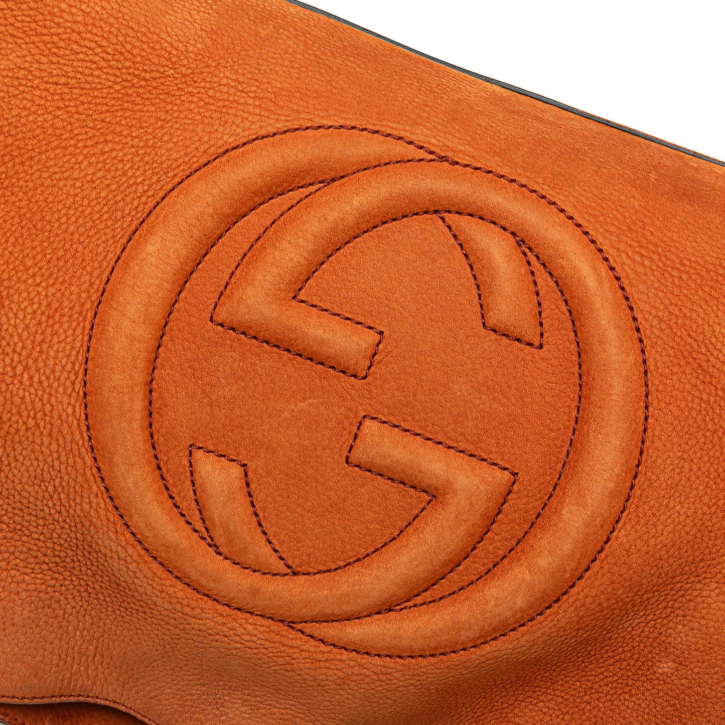Gucci Medium Nubuck Leather Soho Chain Tote
