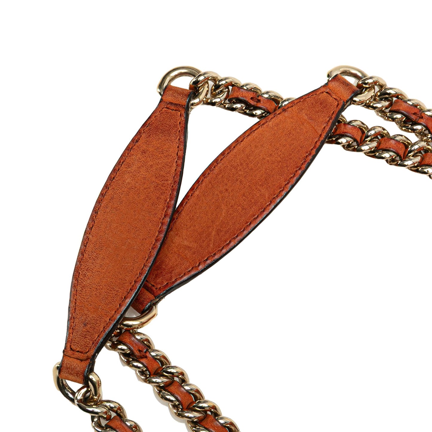 Gucci Medium Nubuck Leather Soho Chain Tote