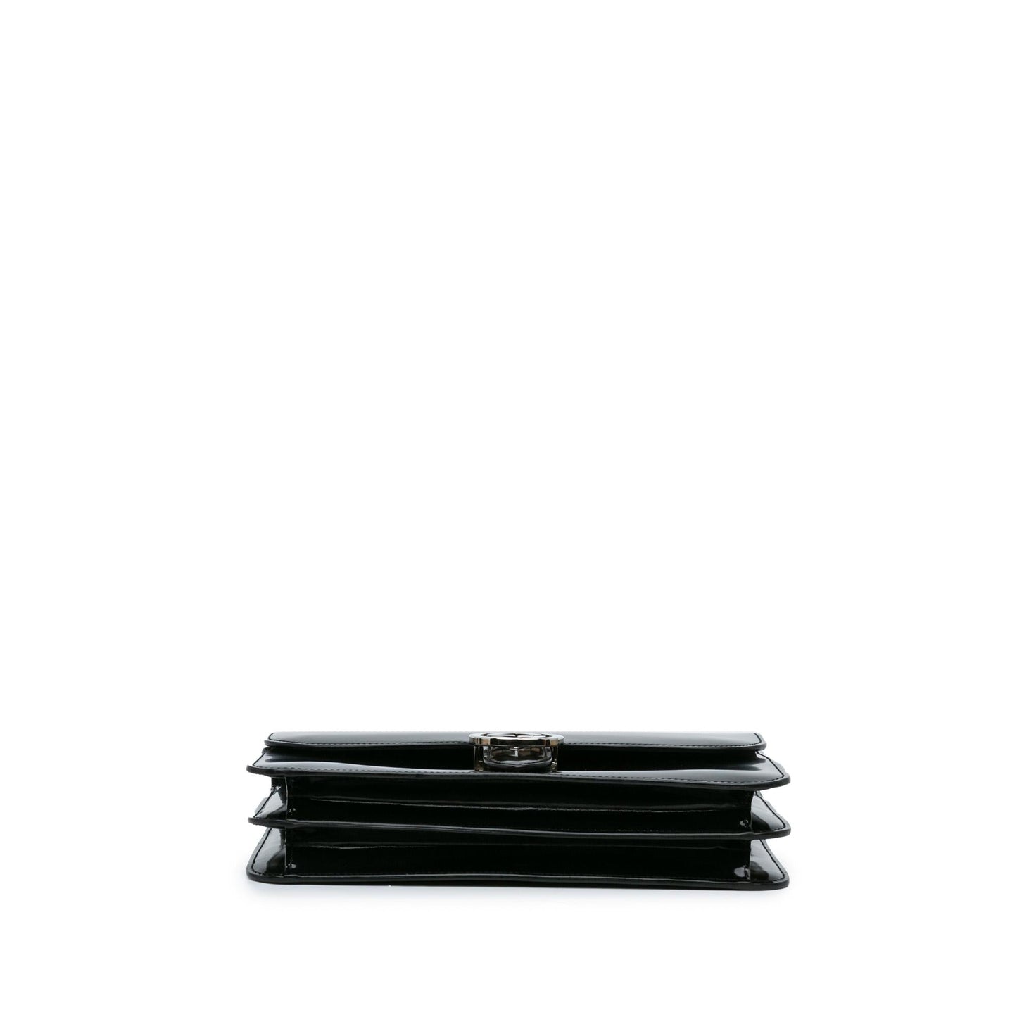 Gucci Medium Patent Dollar Interlocking G Crossbody (SHG-1j0vxX)