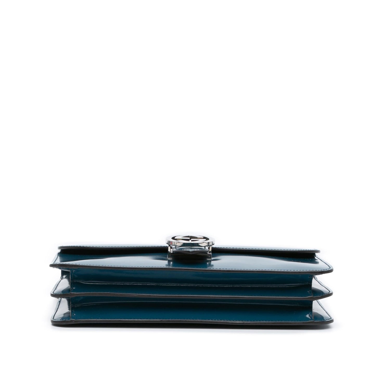 Gucci Medium Patent Dollar Interlocking G Crossbody