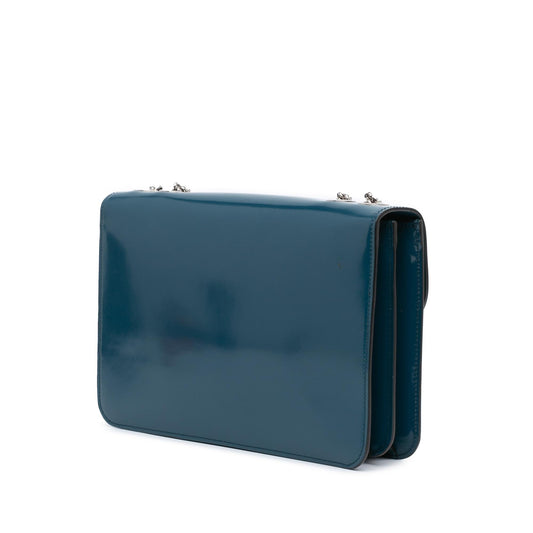 Gucci Medium Patent Dollar Interlocking G Crossbody