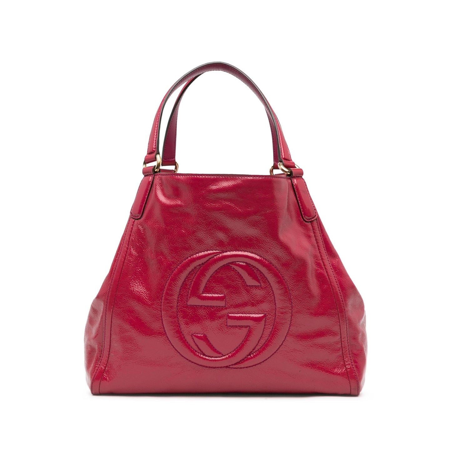 Gucci Medium Patent Soho Cellarius Tote (SHG-waNM3Q)