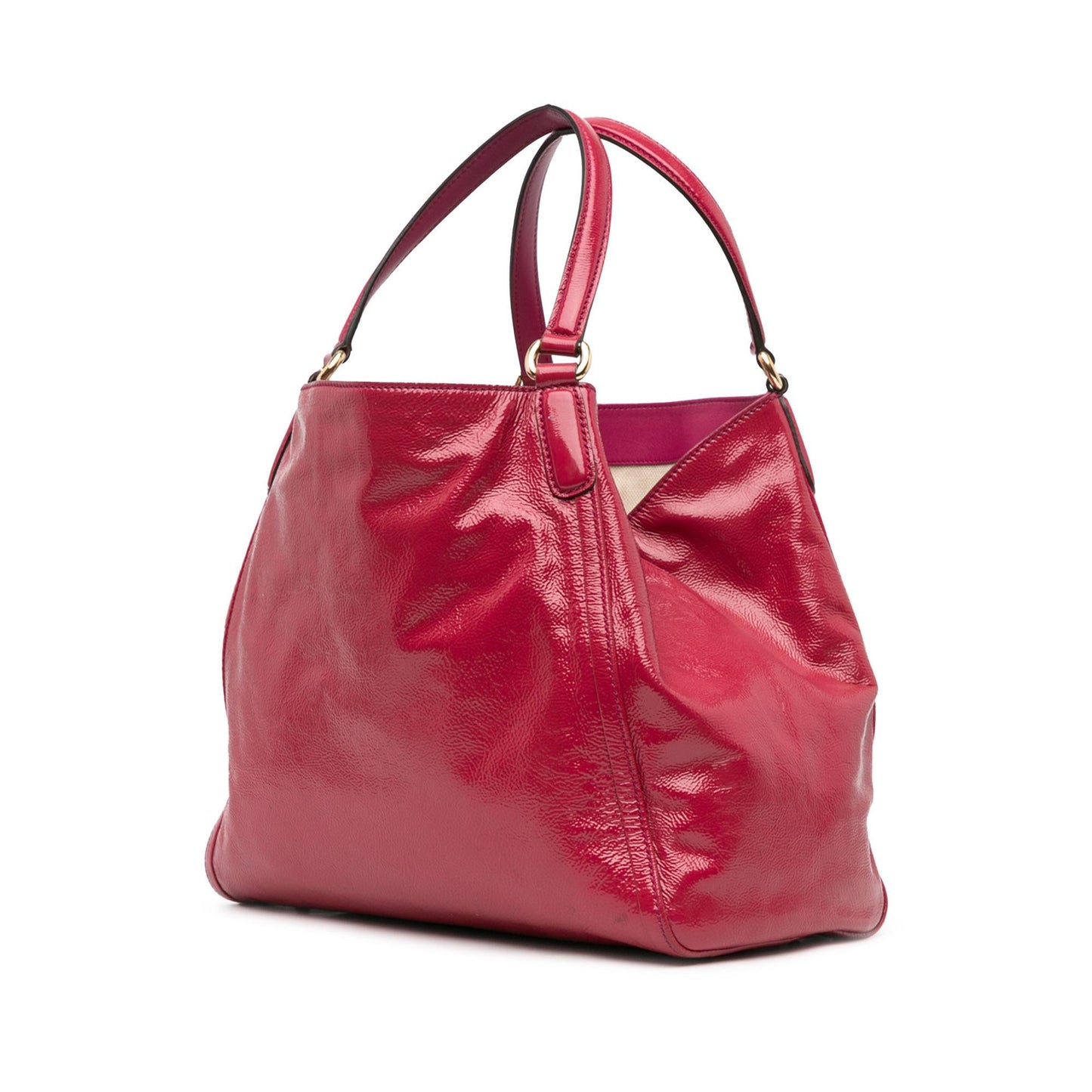 Gucci Medium Patent Soho Cellarius Tote (SHG-waNM3Q)