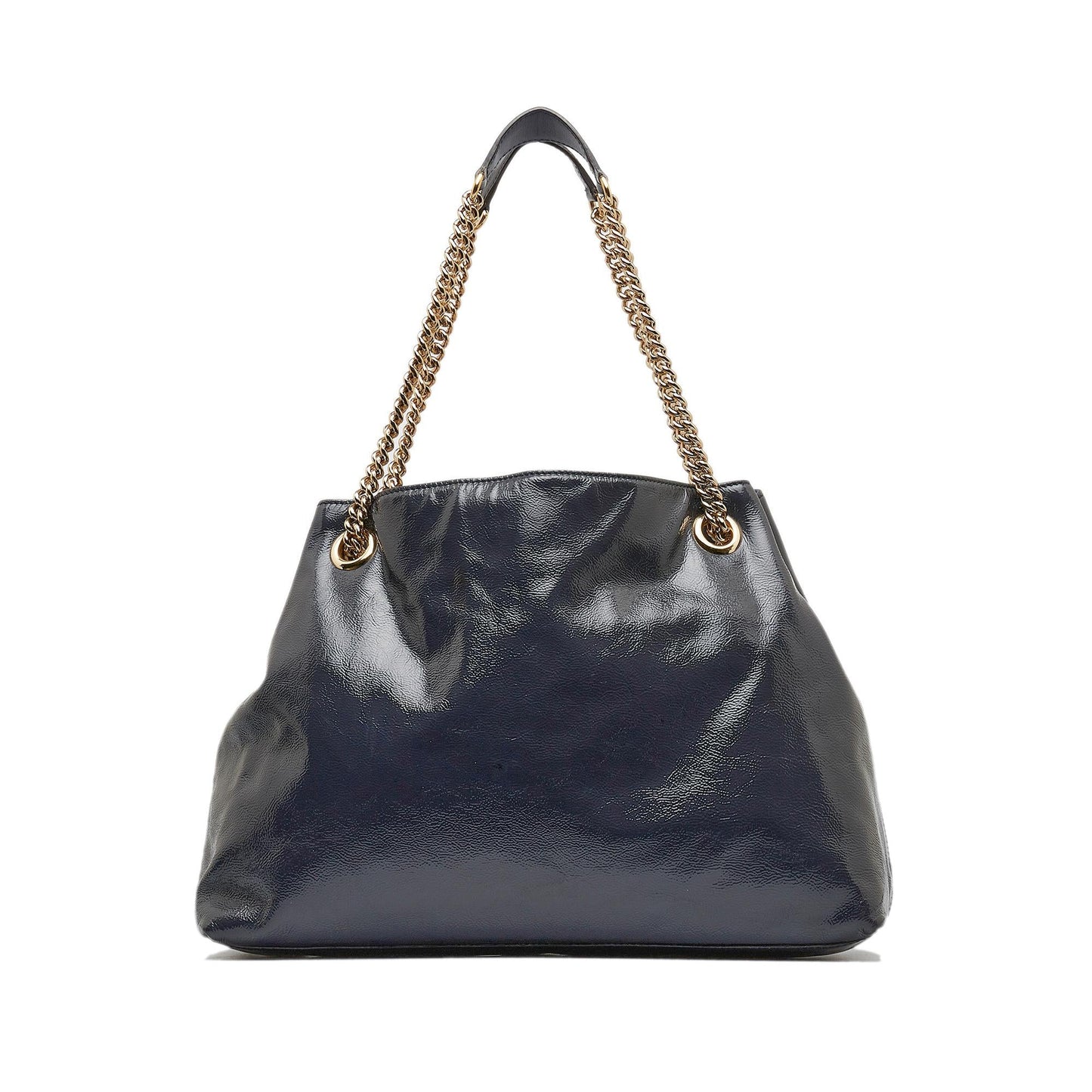 Gucci Medium Patent Soho Chain Tote (SHG-ln0QMk)