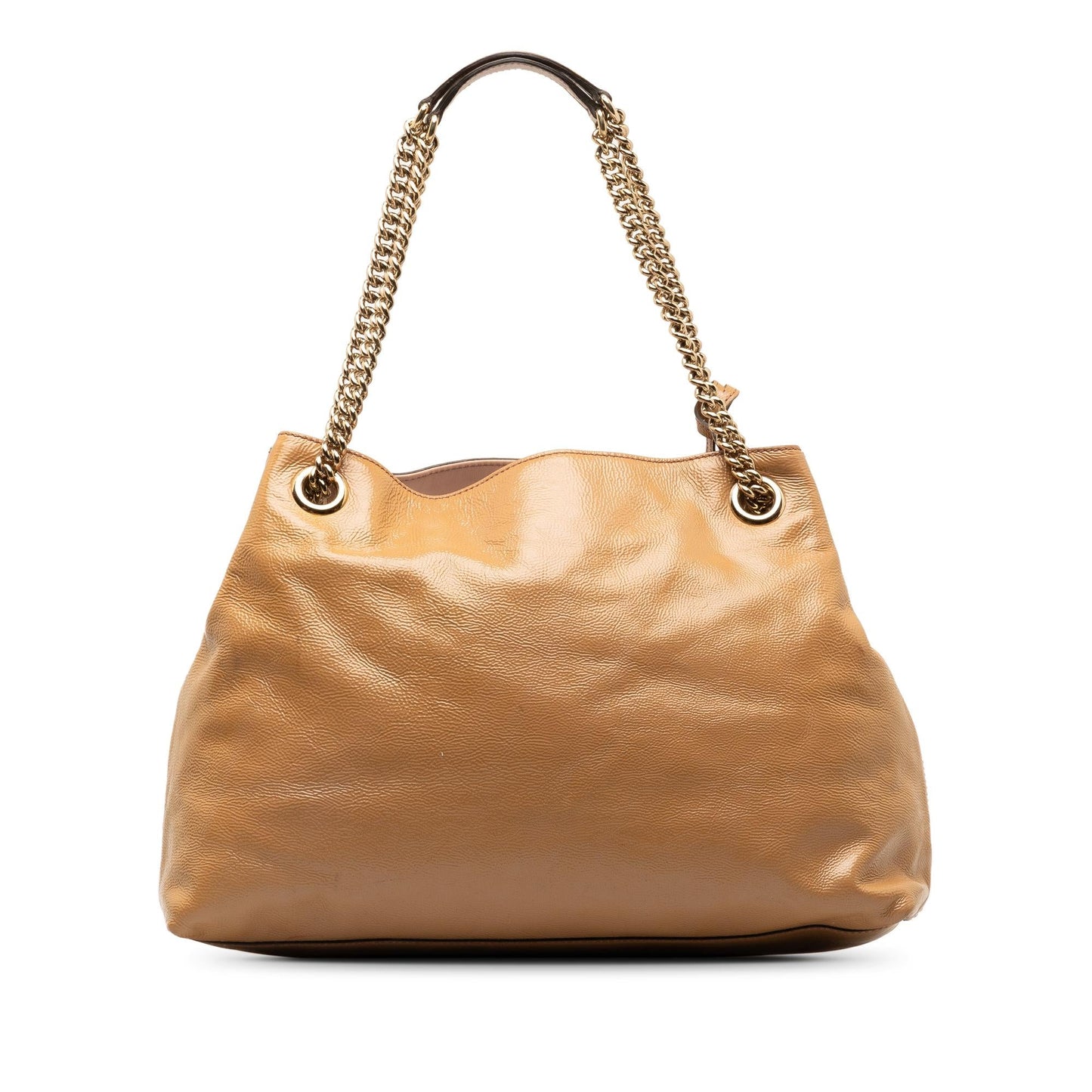 Gucci Medium Patent Soho Chain Tote (SHG-jrt6iJ)