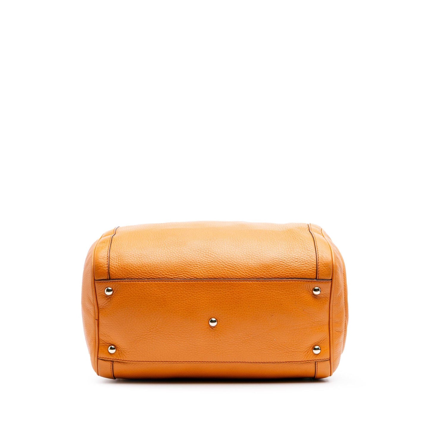 Gucci Medium Pebbled Calfskin Soho Boston Bag