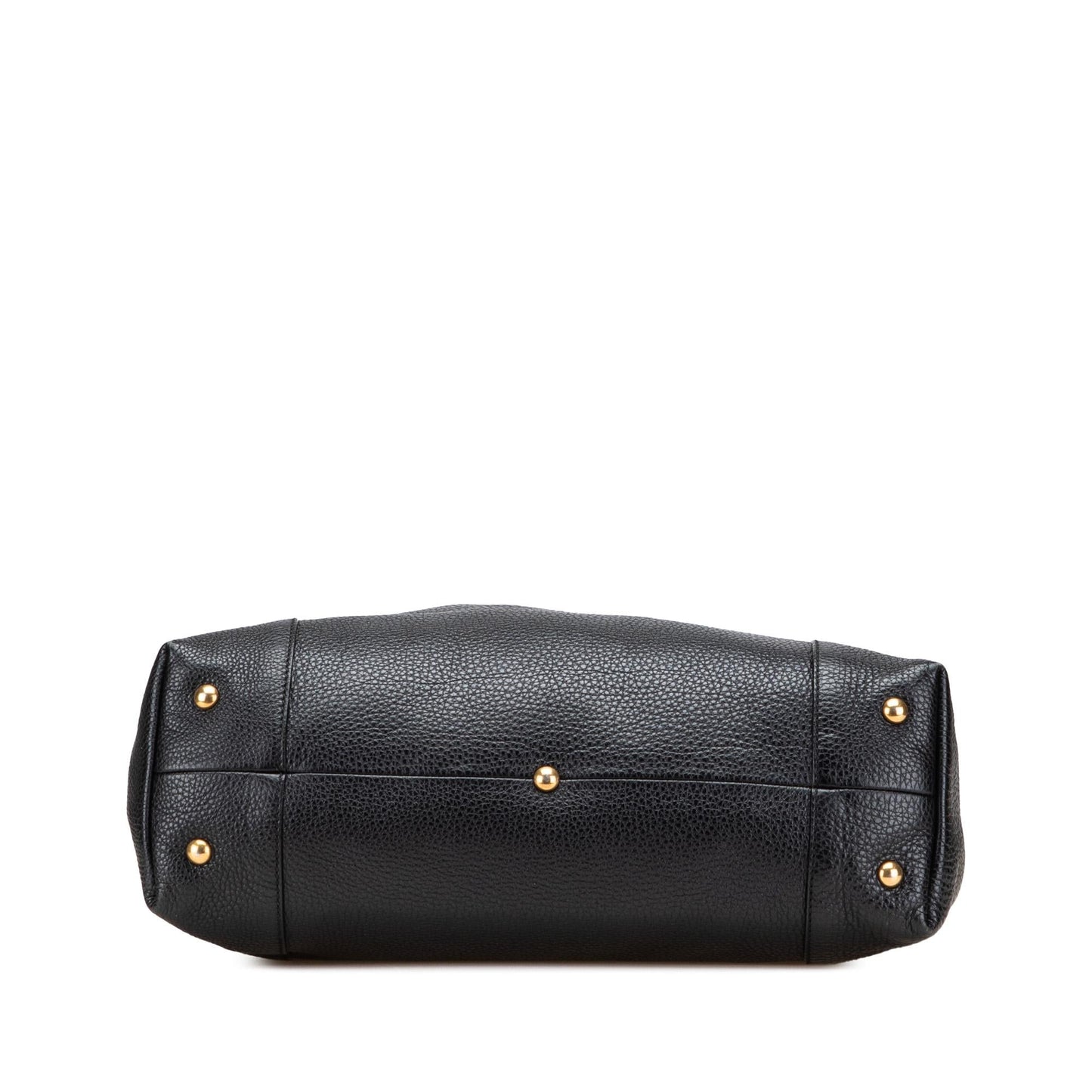 Gucci Medium Pebbled Calfskin Twill Tote