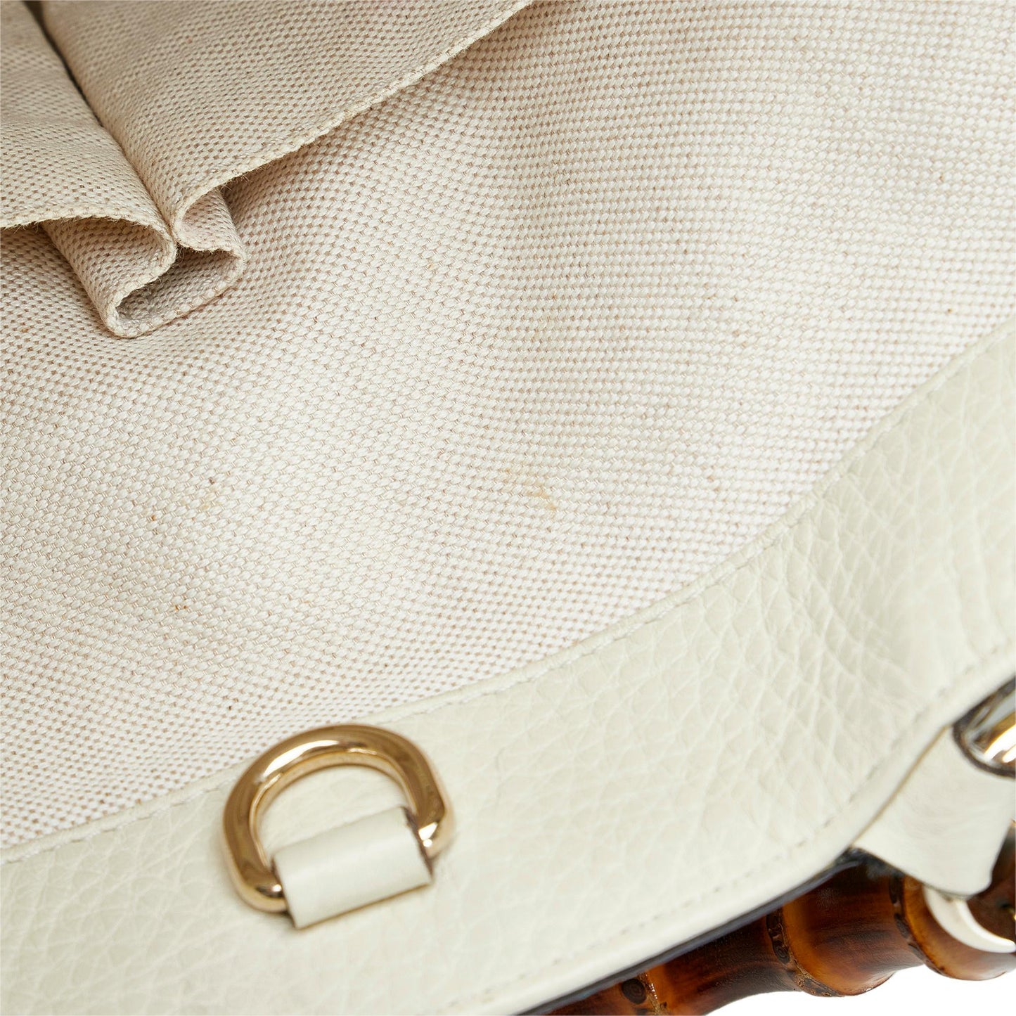 Gucci Medium Raffia Bamboo Shopper Tote (SHG-Po0R3i)