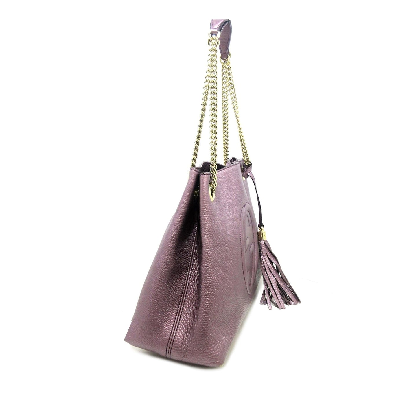Gucci Medium Soho Chain Tote (SHG-Vjavet)