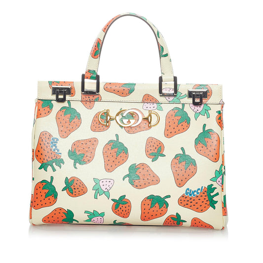 Gucci Medium Zumi Leather Satchel