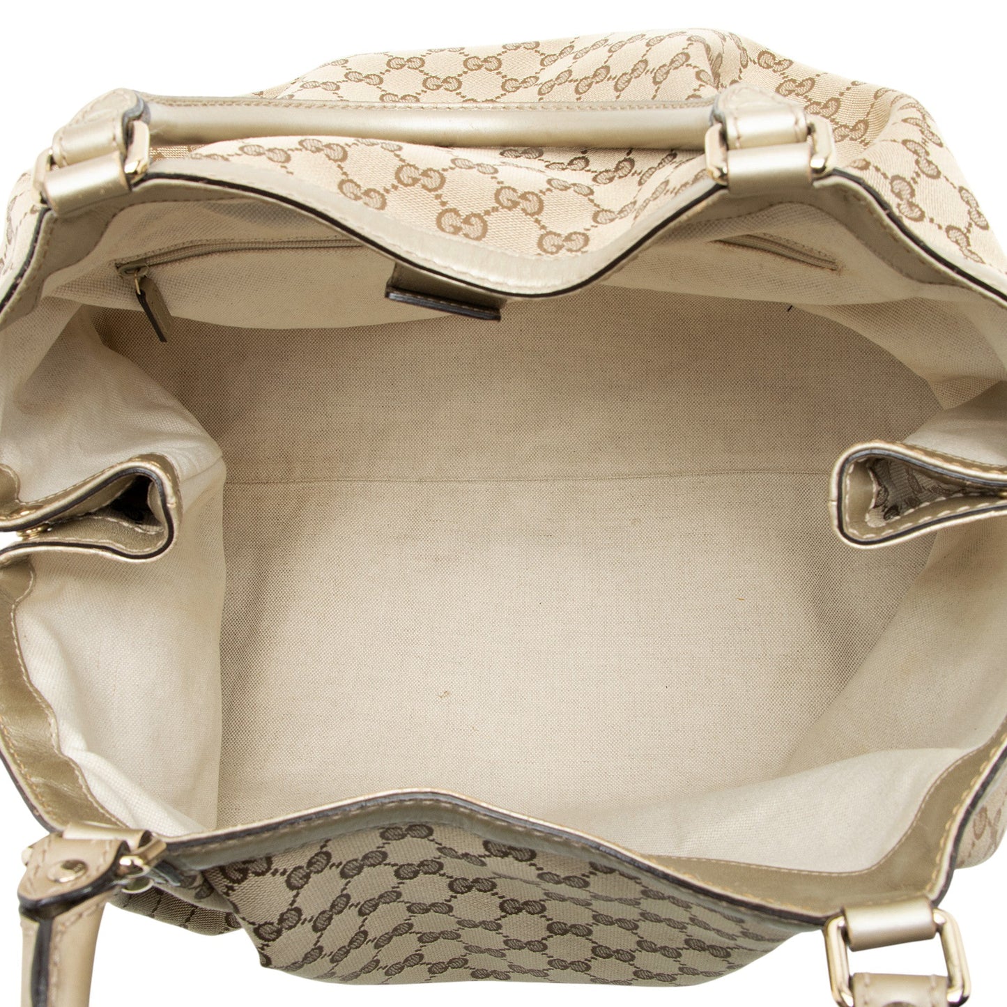 Gucci Metallic GG Canvas Sukey Large Tote