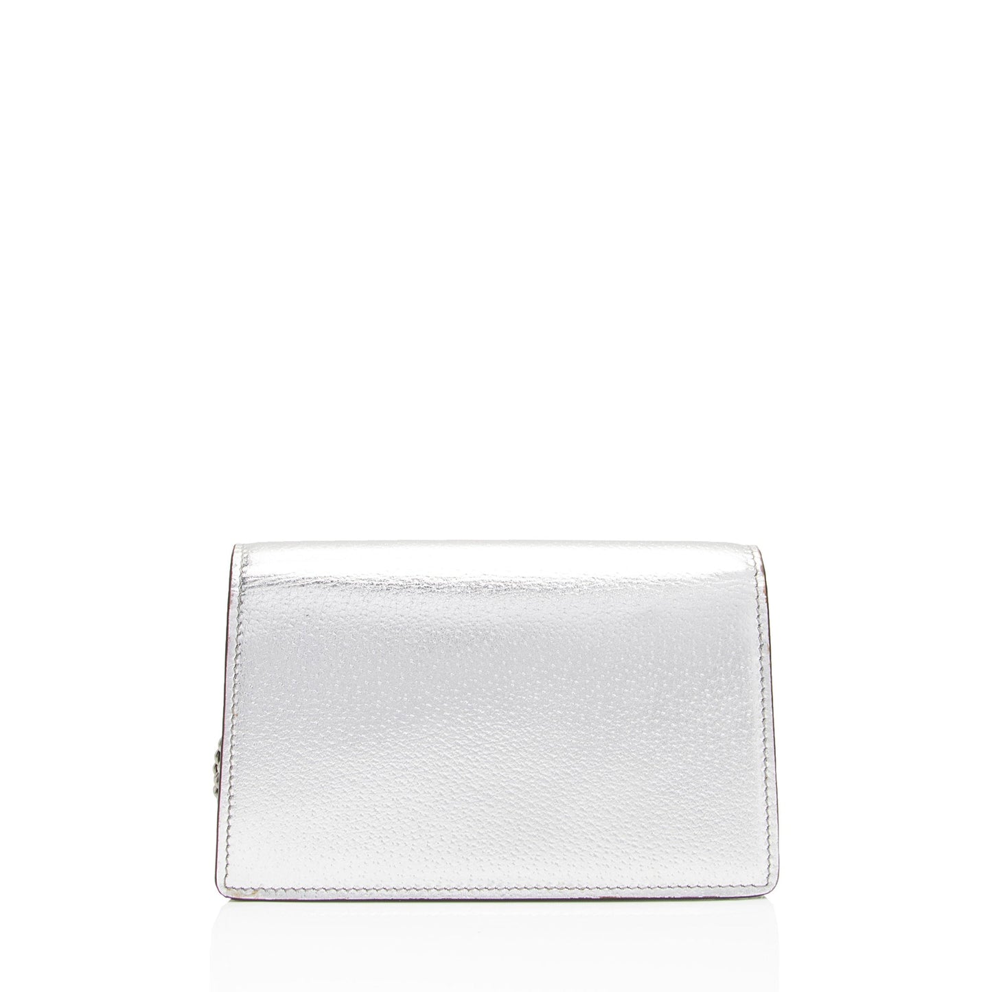Gucci Metallic Leather Dionysus Super Mini Bag (SHF-PQUwUw)